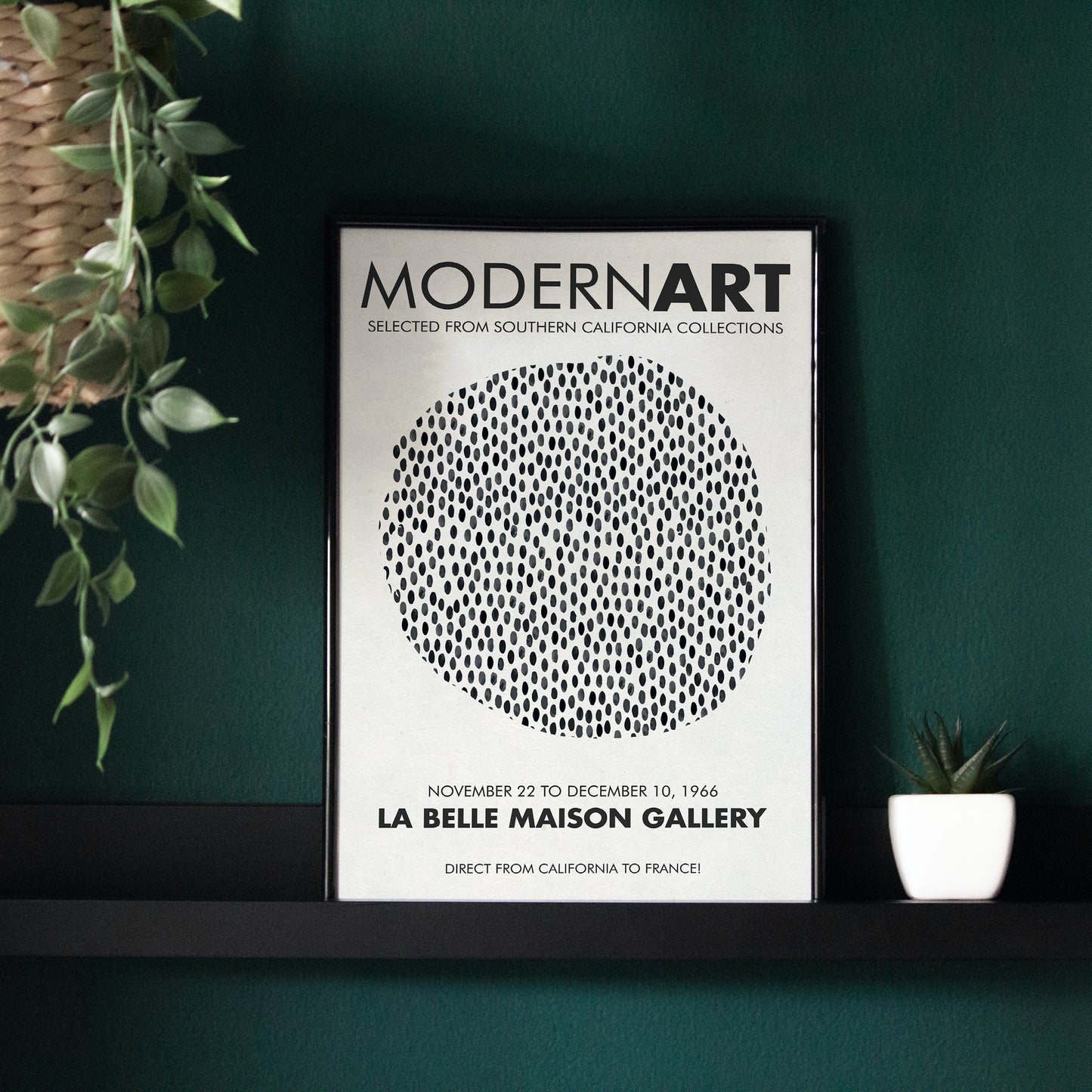 Modern Art Exhibition, 1966 Poster