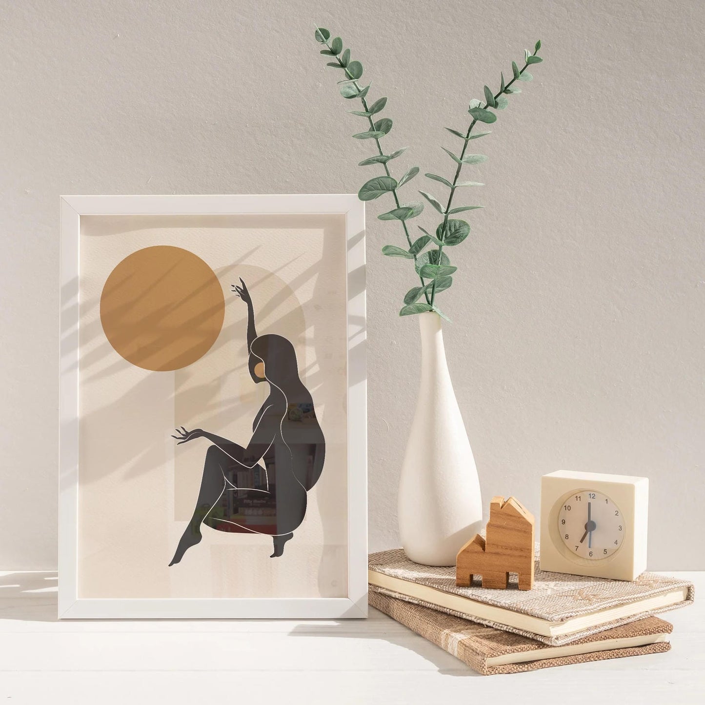Boho Women & Sun Poster
