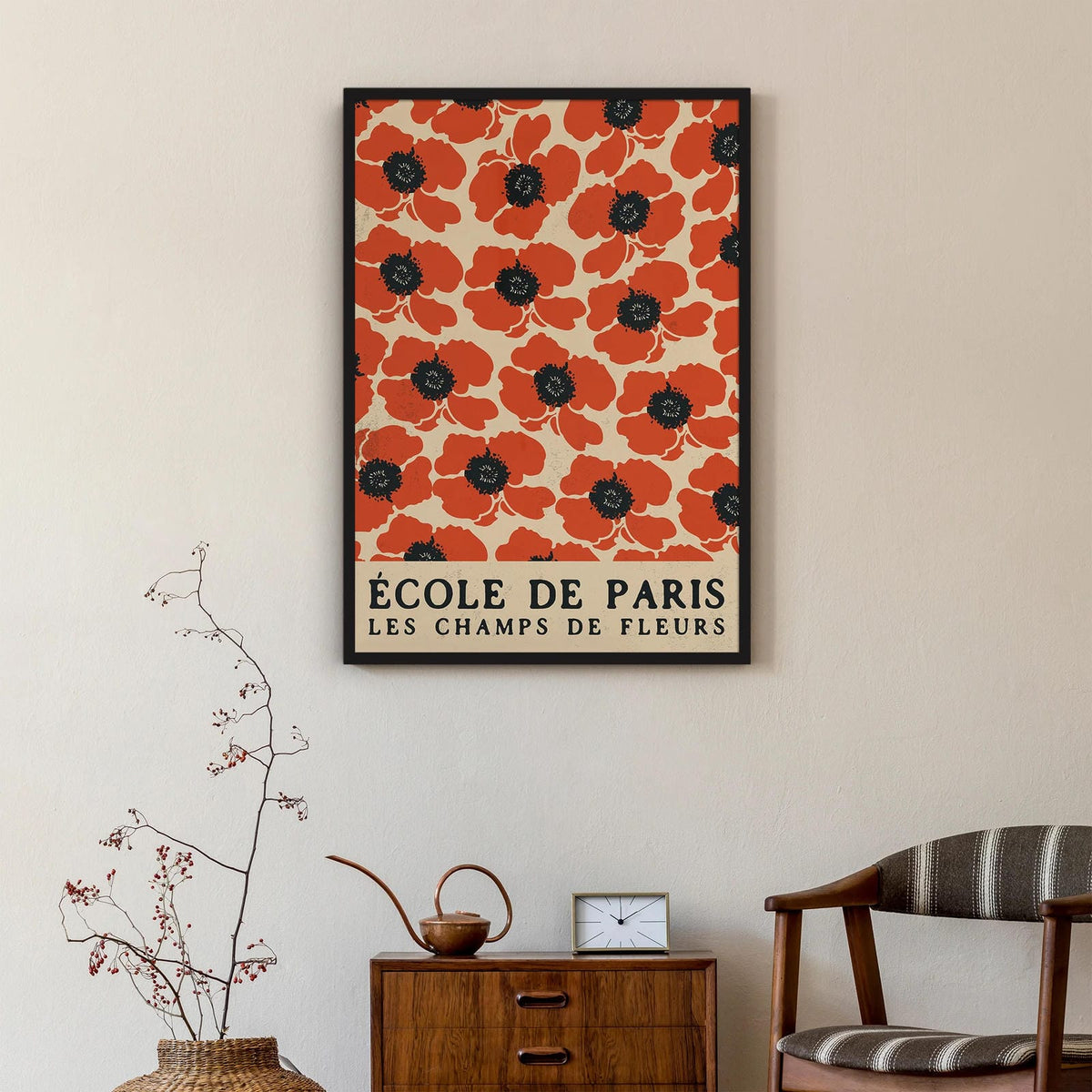 Le Champ de Fleurs Poster
