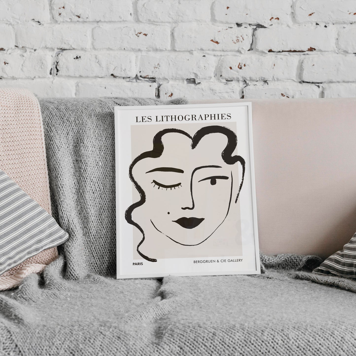 Woman Line Art Poster