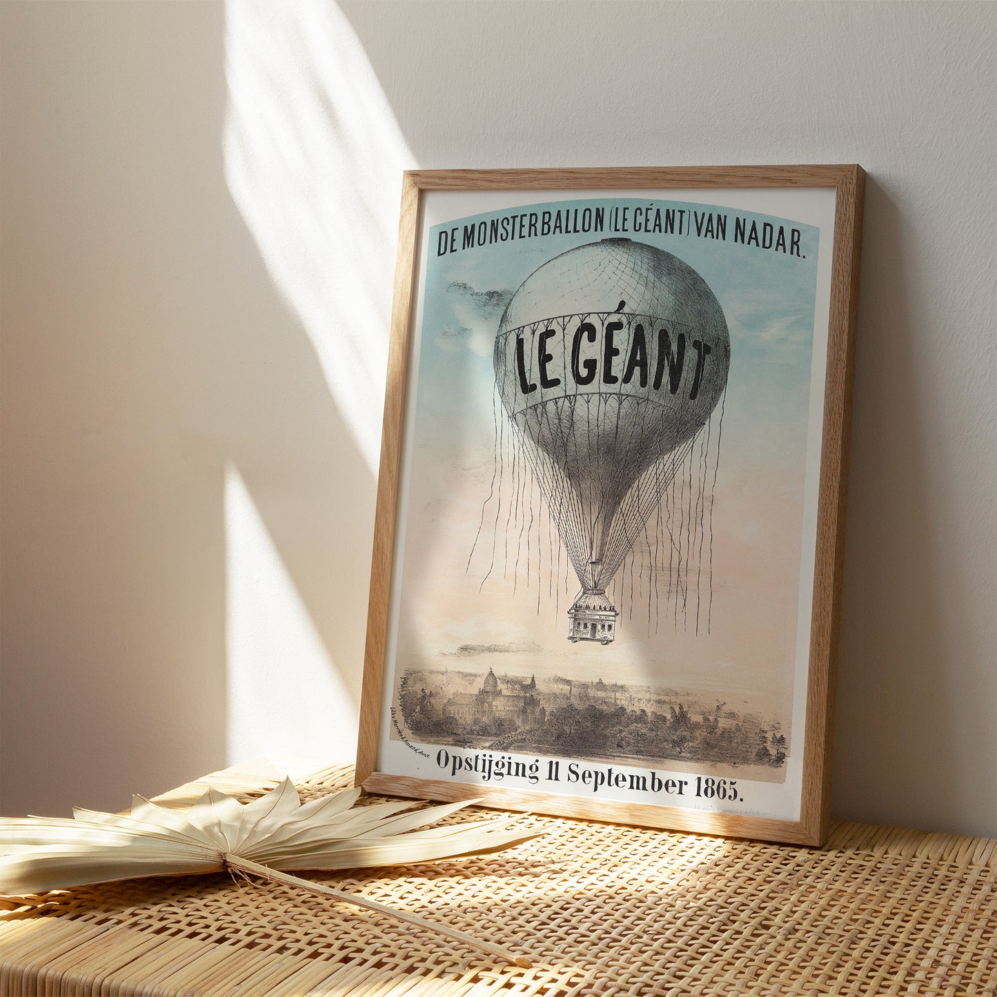 The Monster Balloon le Géant From Nadar Poster