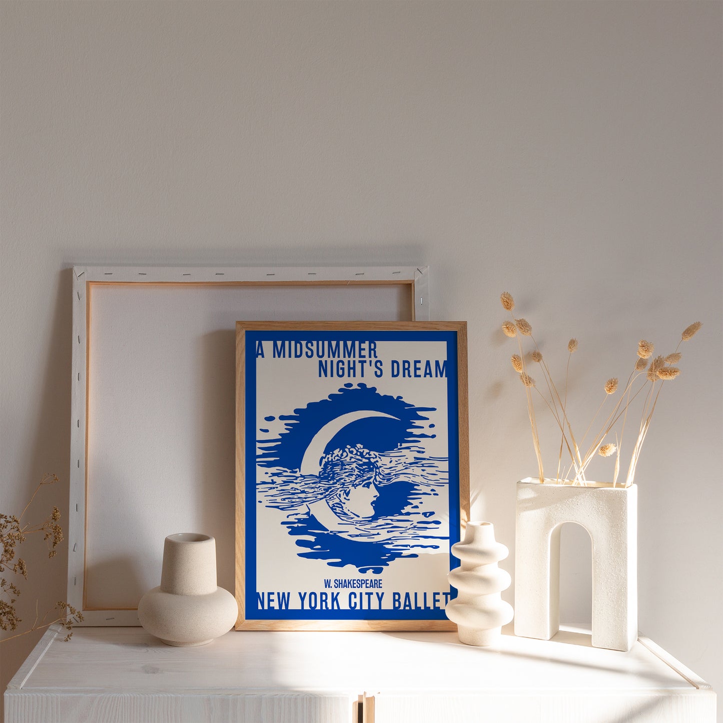 New York City Ballet Blue Poster