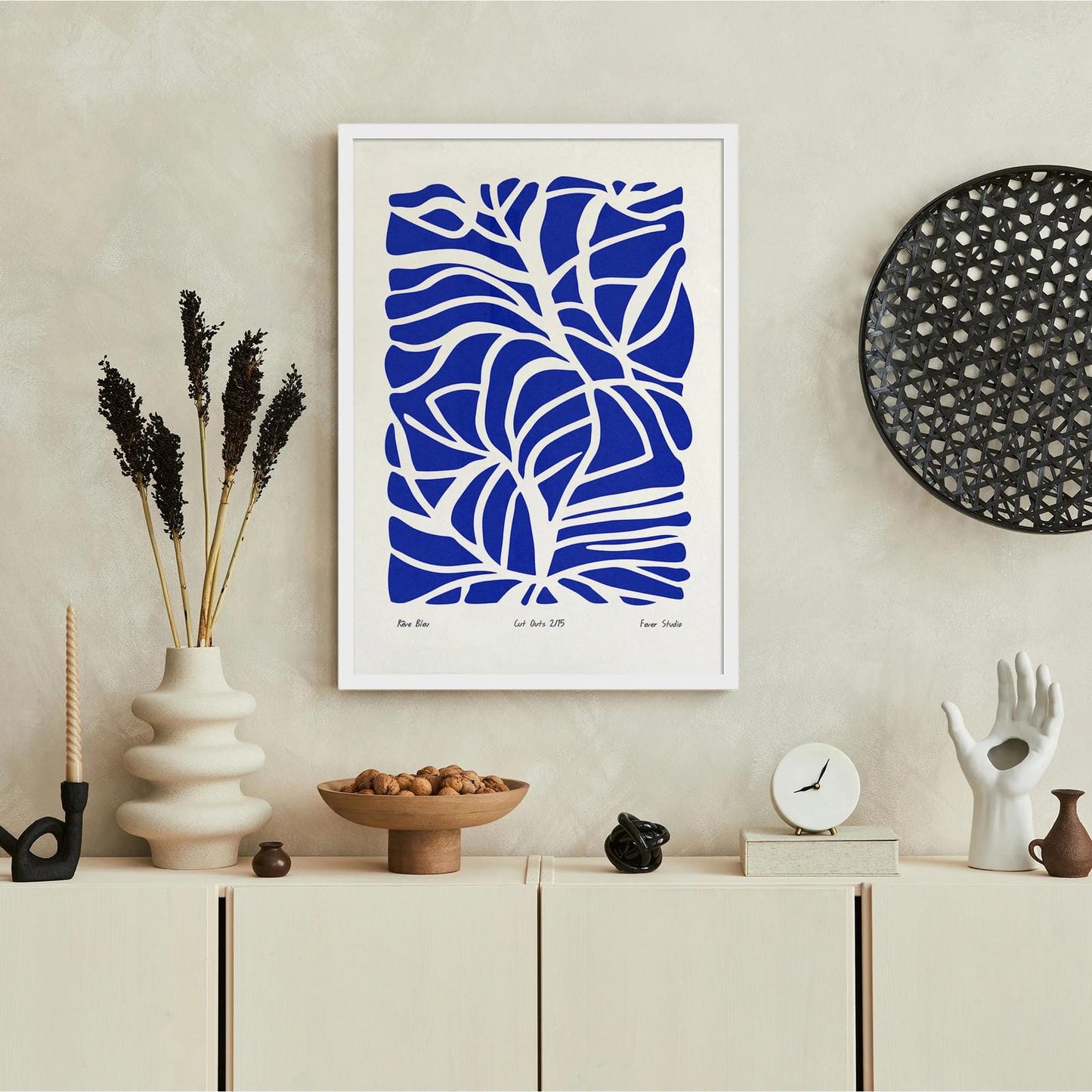Rêve Bleu Cut Outs Plakat
