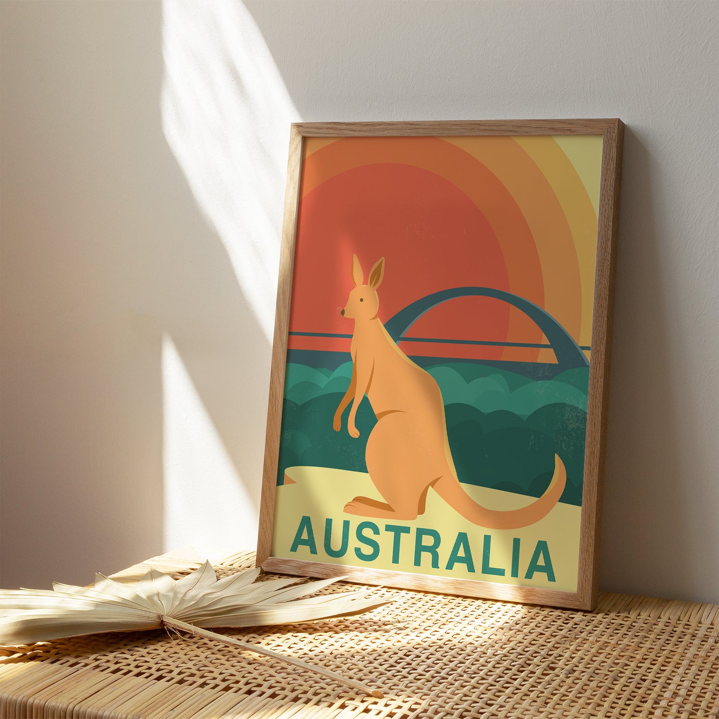 Australia Minimalist Travel Poster