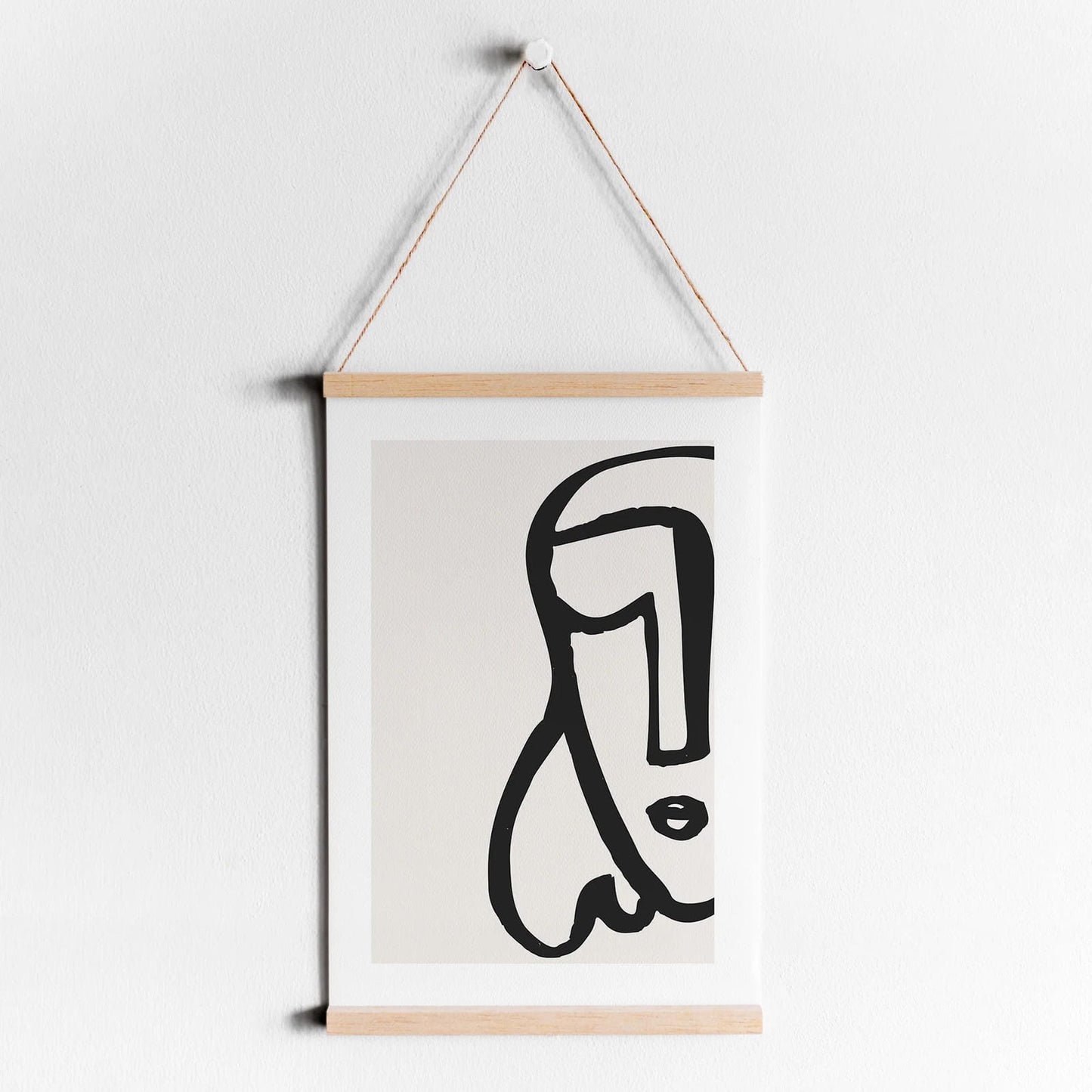 Picasso Line Art Face No.3 Poster