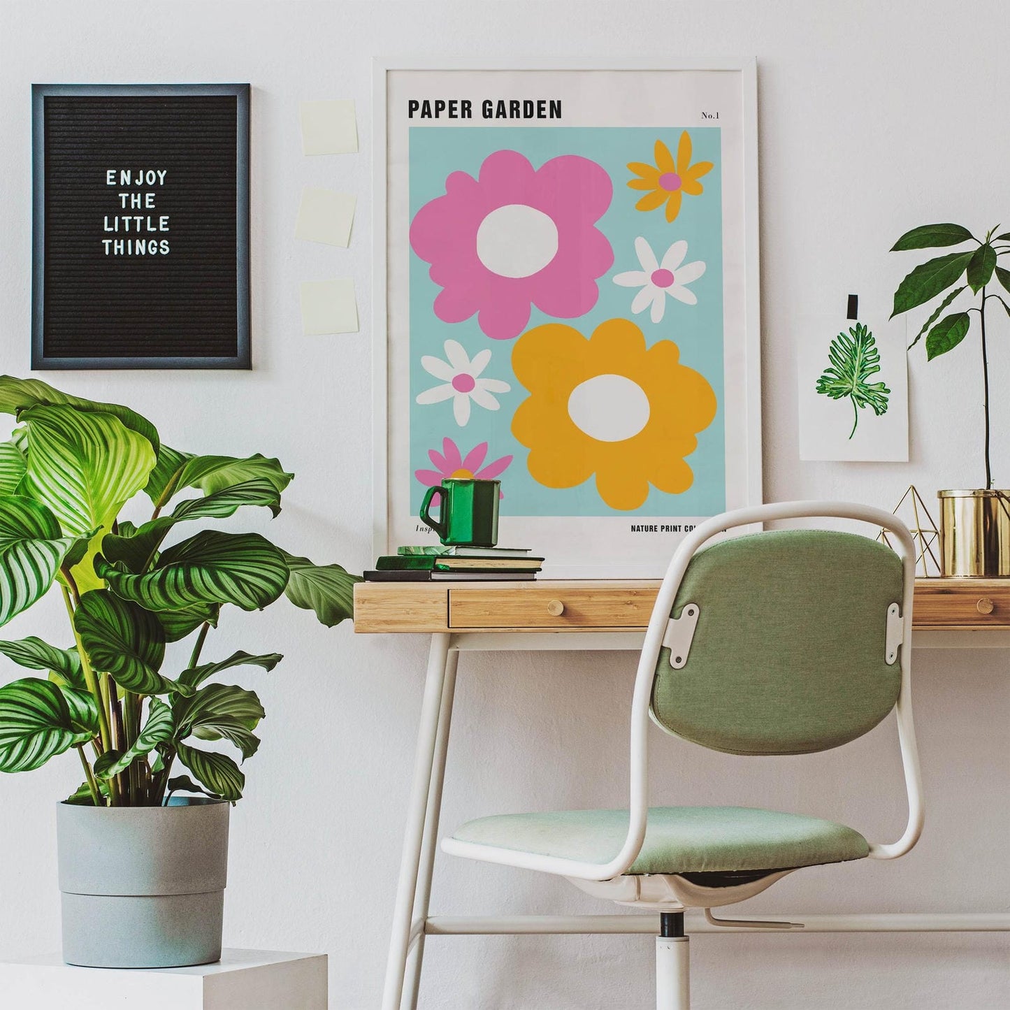 Paper Garden Cute Art Print - HypeSheriff Europe