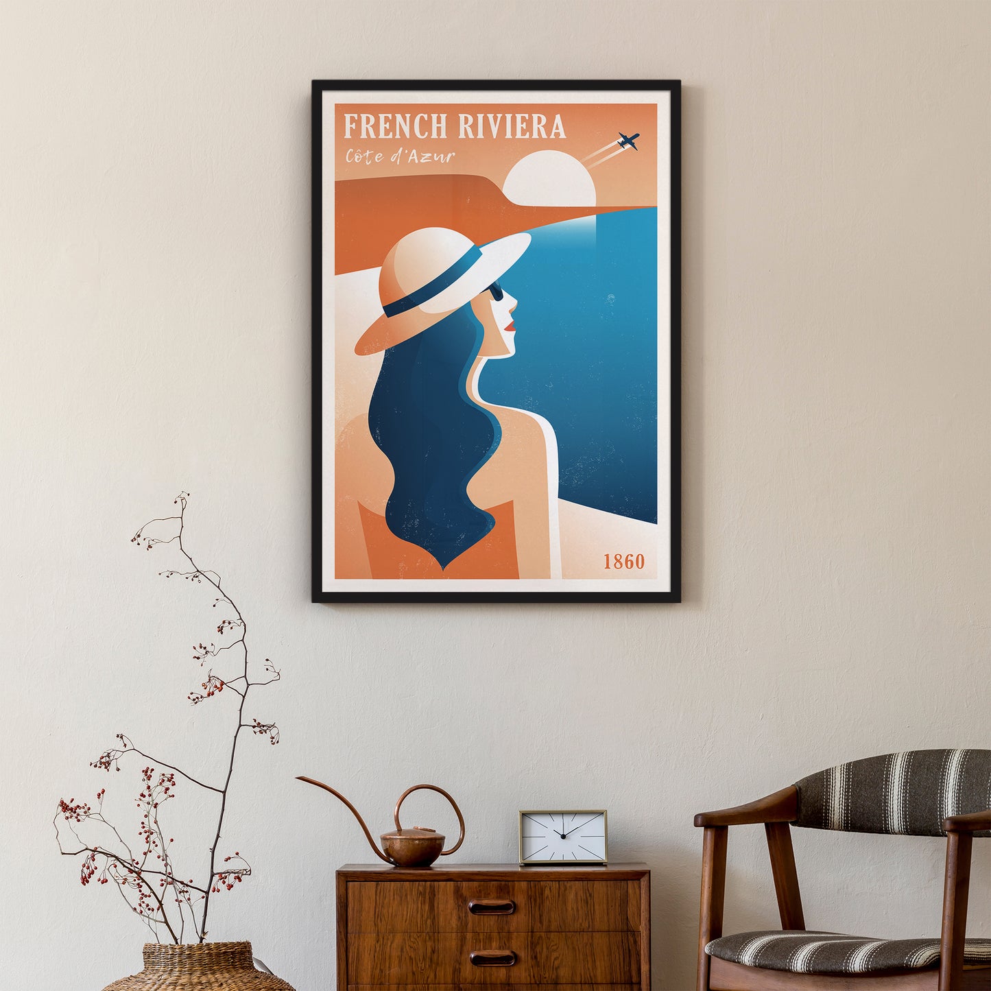 French Riviera 1860 Poster