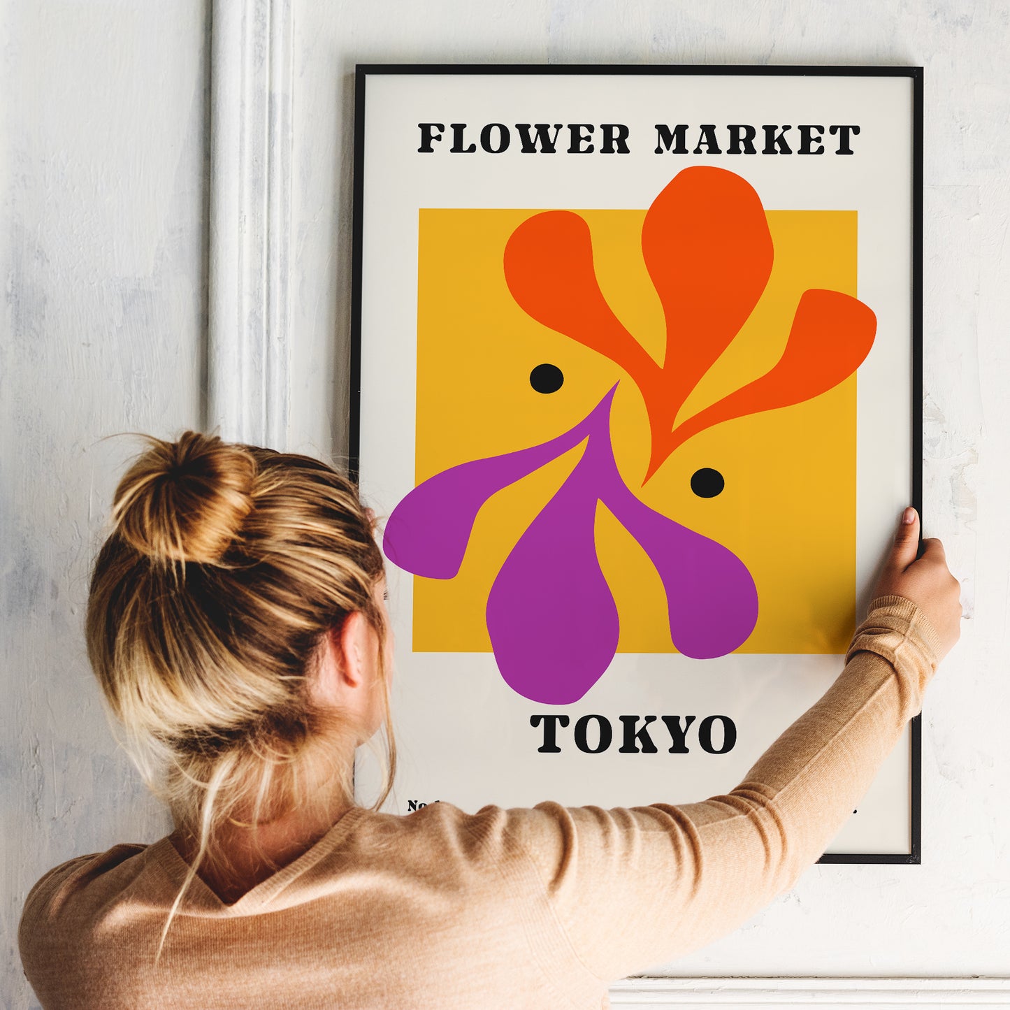 Flower Market Tokyo Poster