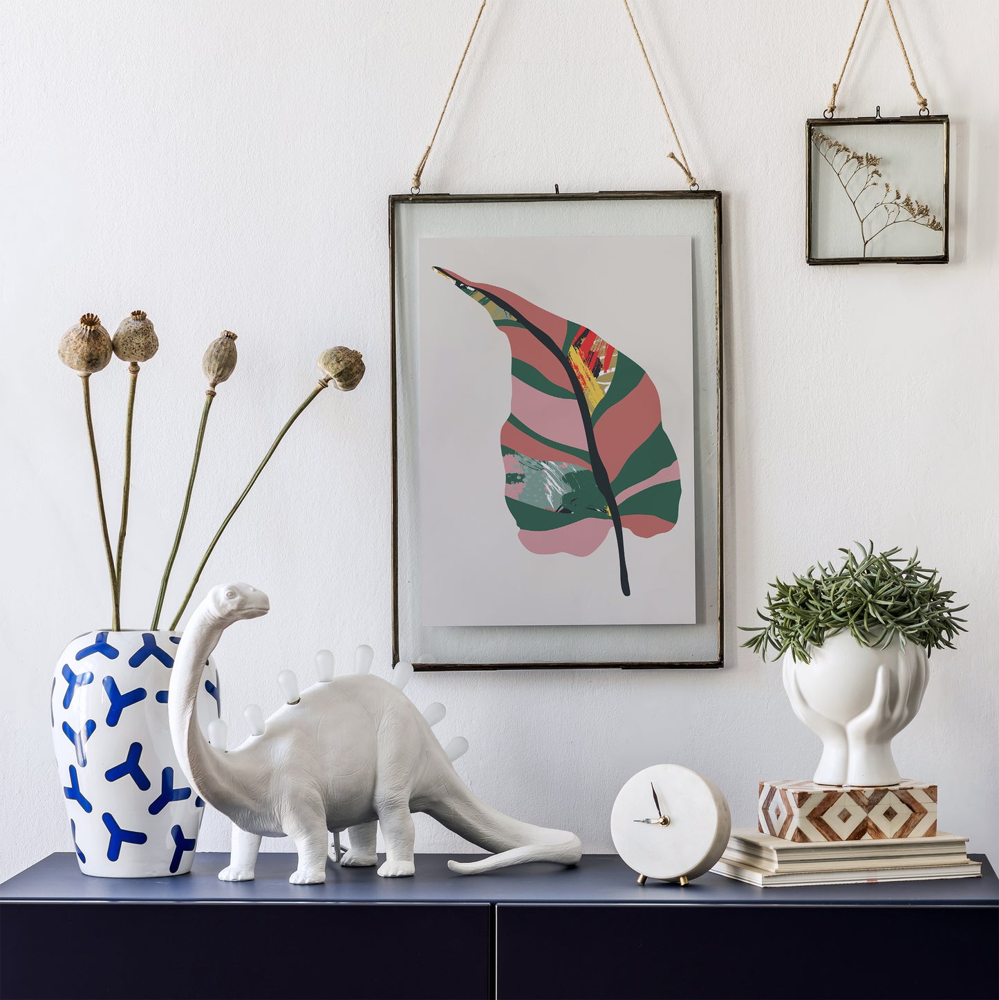 Colorful Boho Monstera Print