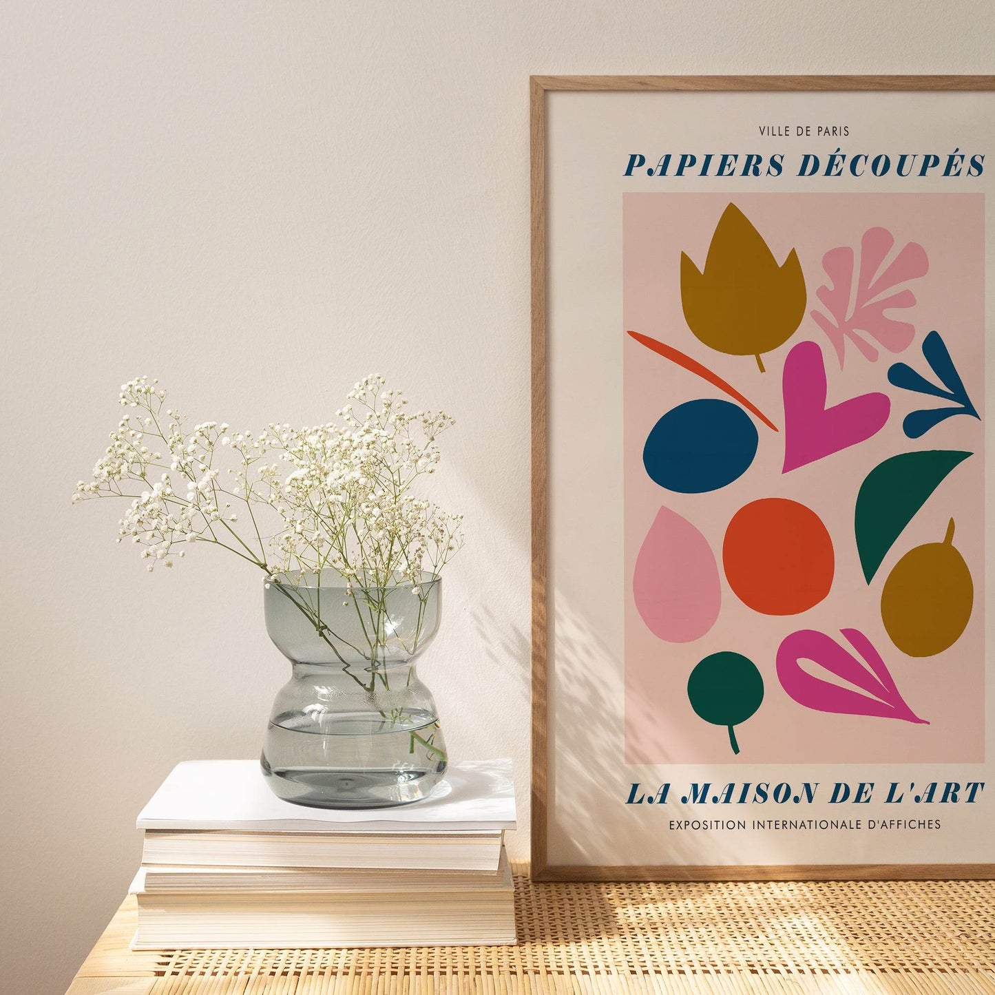Abstract Papiers Decoupes Poster - HypeSheriff Europe