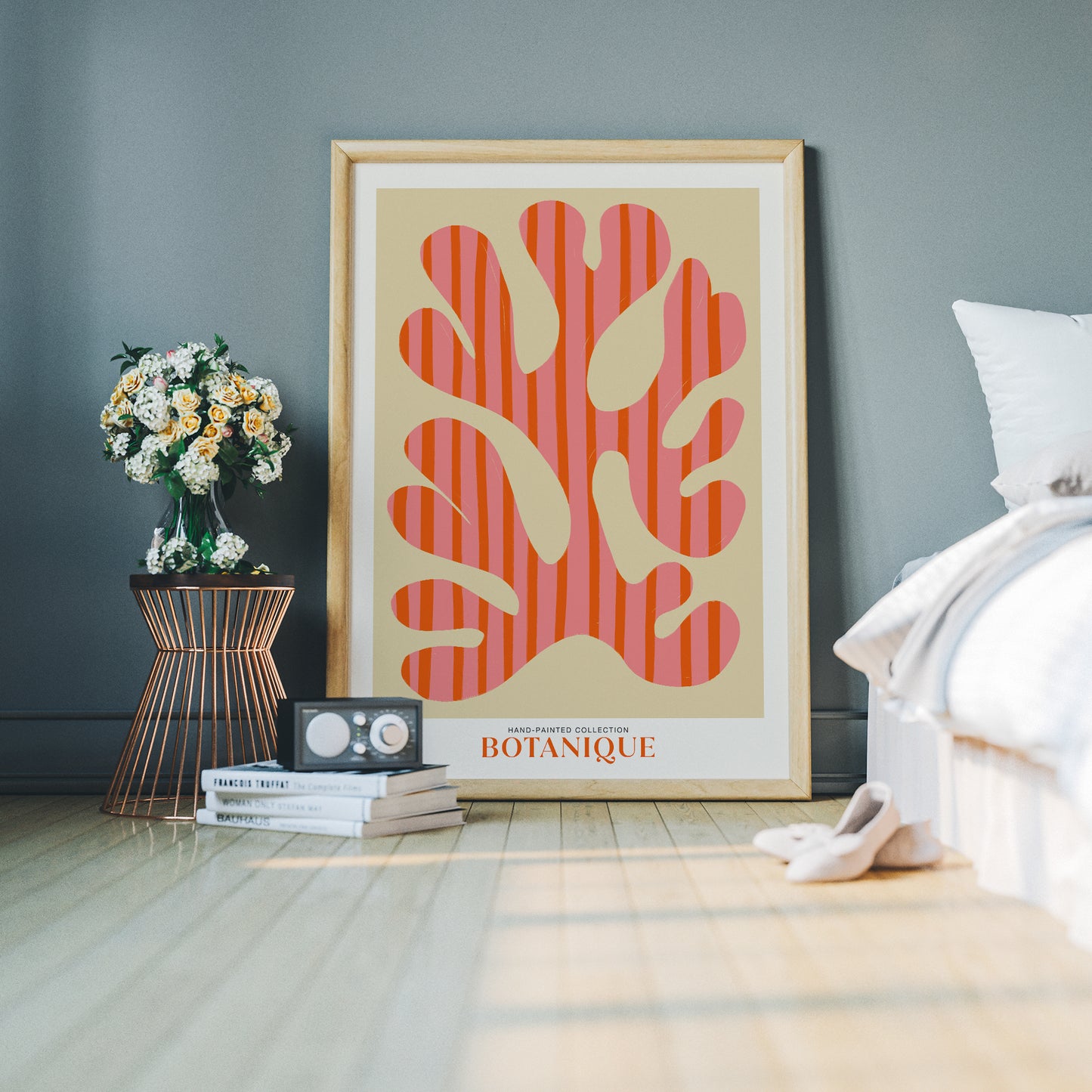 Pink Botanique Nature Art Print