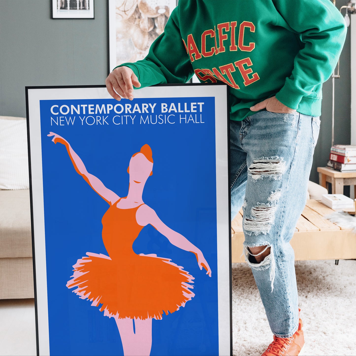 Contemporary New York Ballet Poster