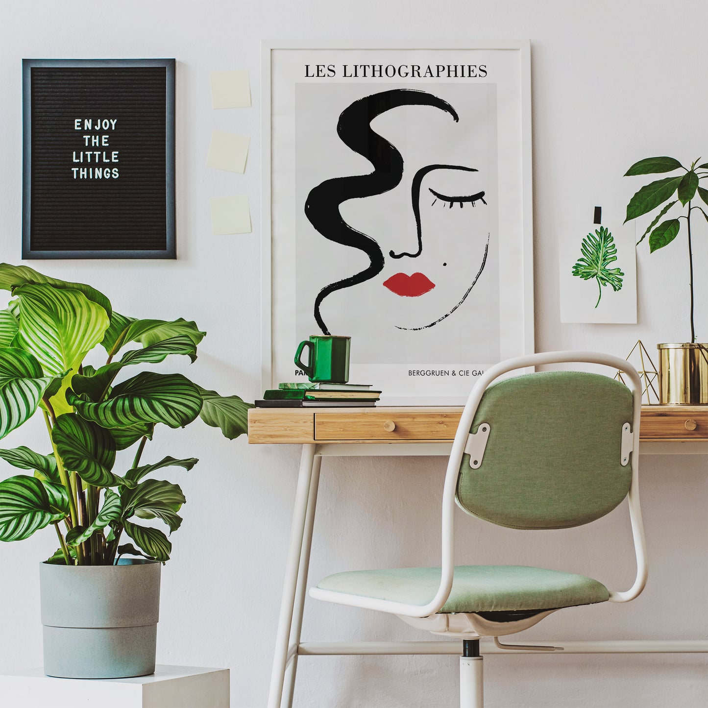 Les Lithographies Woman Poster