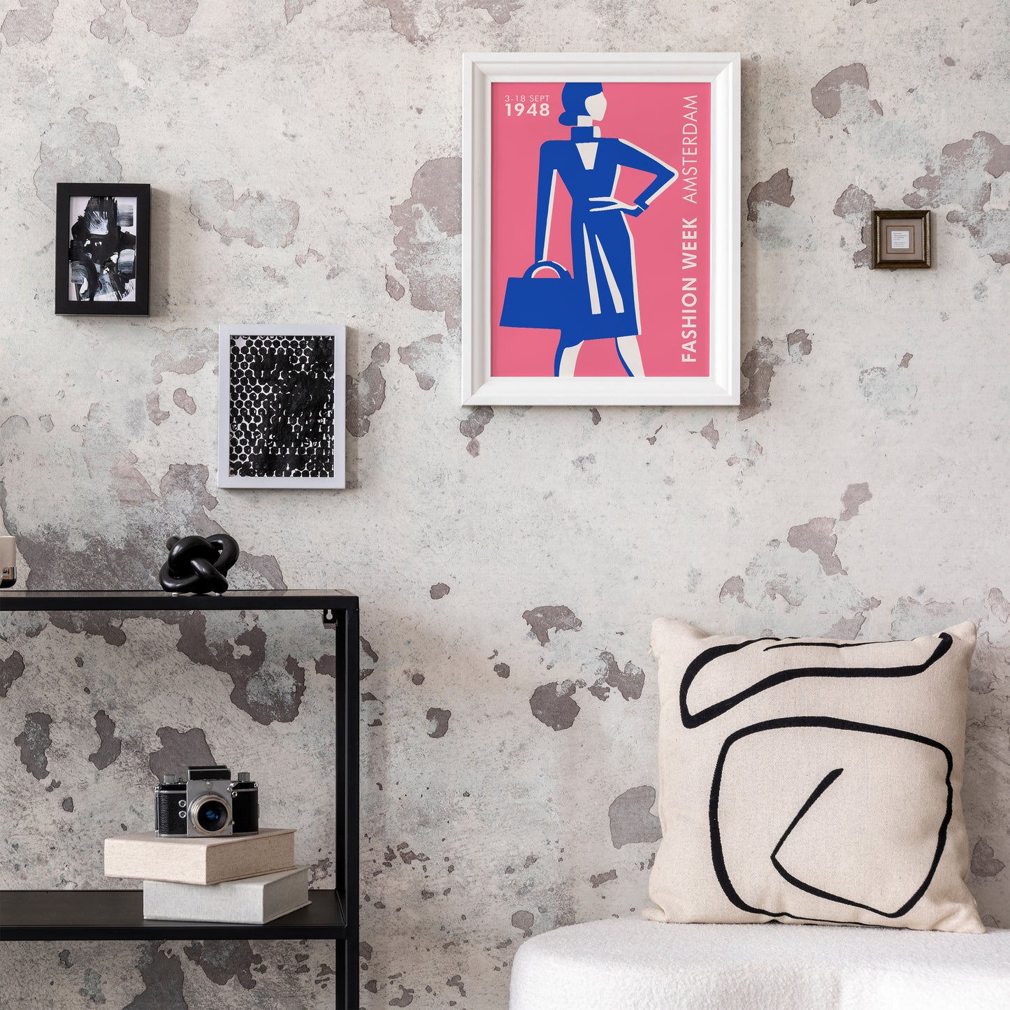 Pink Fashion Week Amsterdam Poster