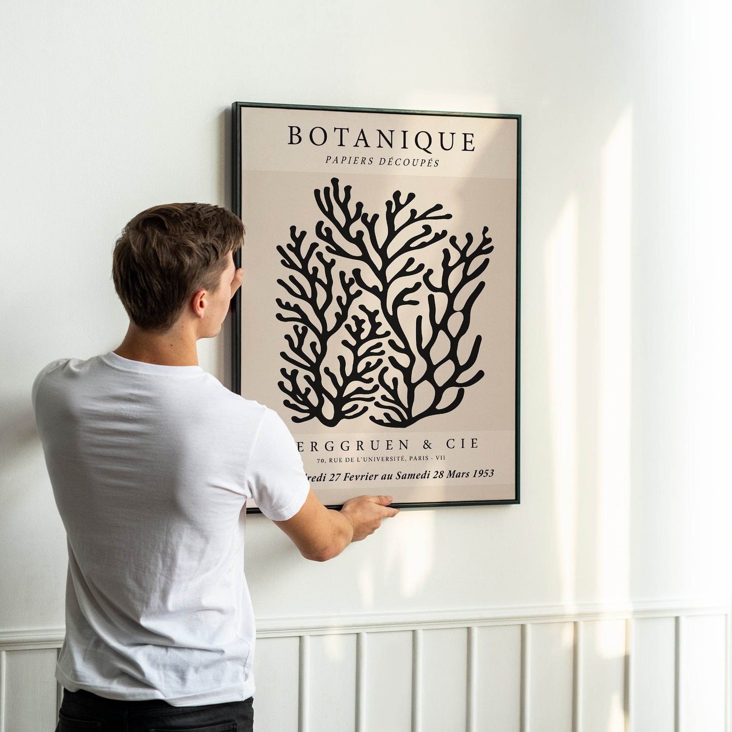 Black Coral Plant Art Print - HypeSheriff Europe