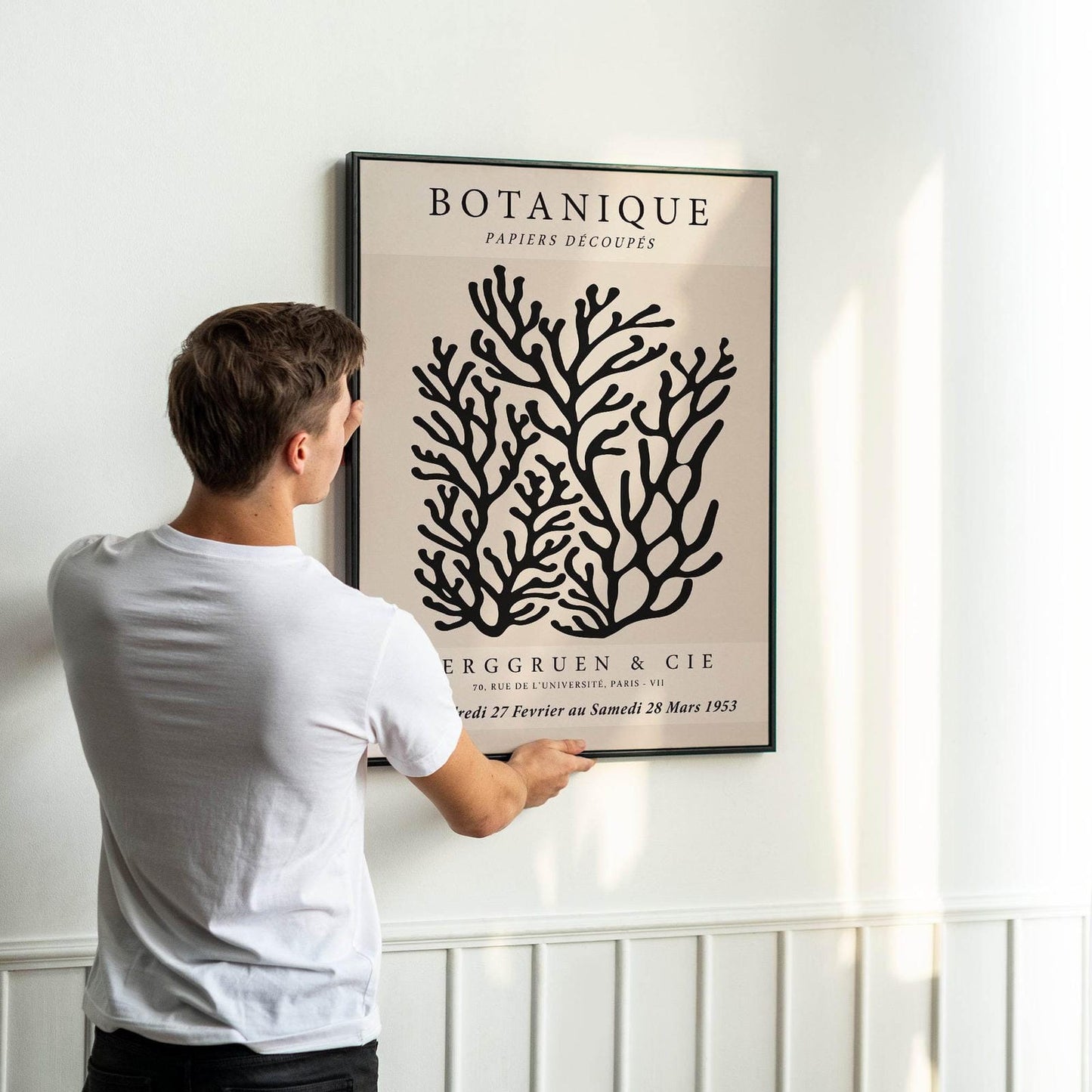 Black Coral Plant Art Print - HypeSheriff Europe