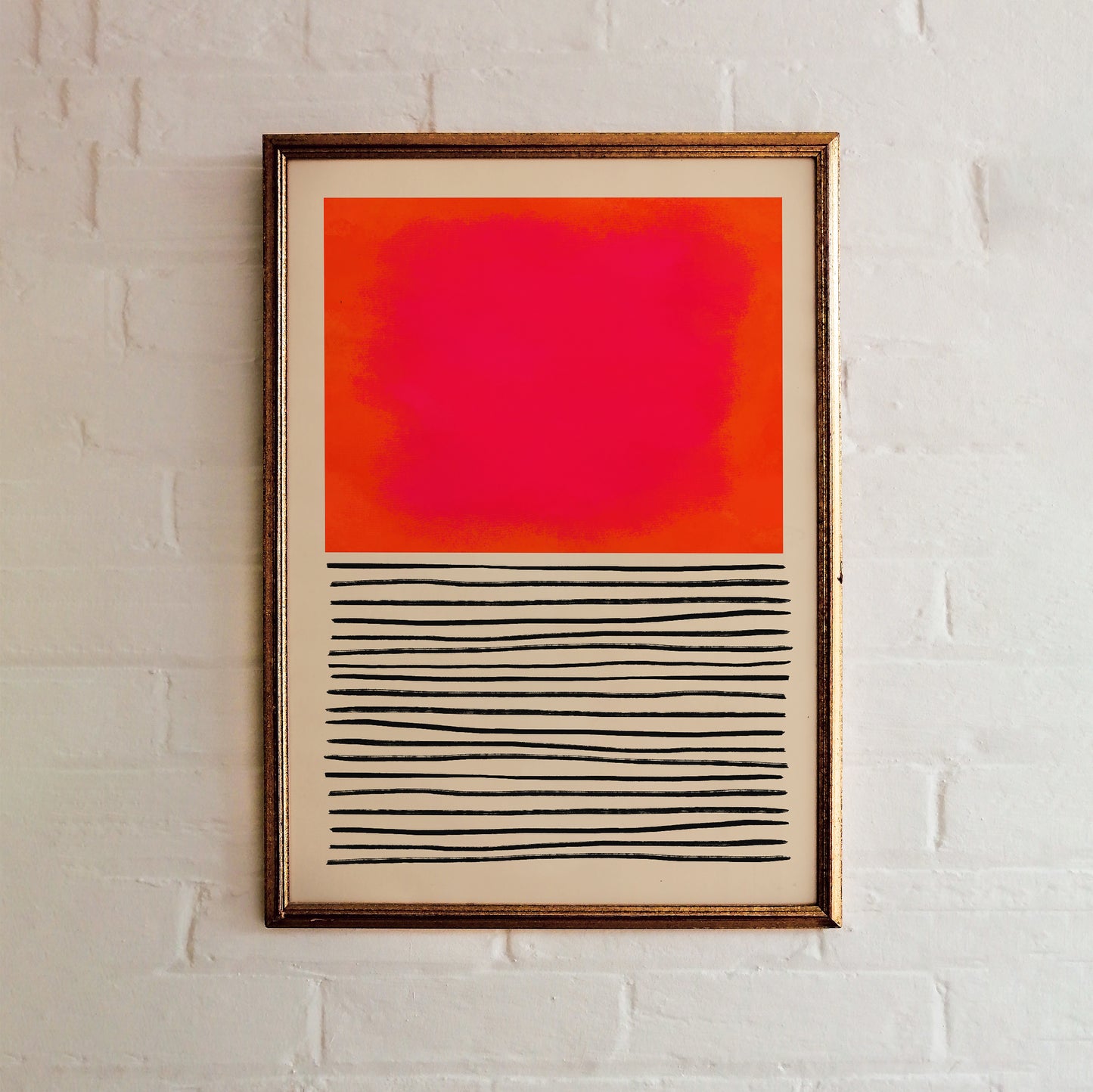 Mark Rothko Inspired Pink Poster