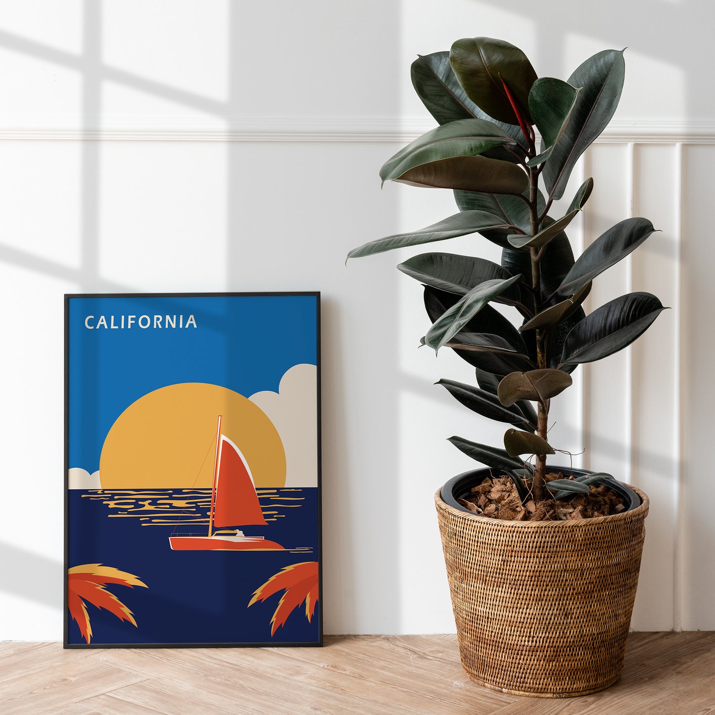 California Travel Poster
