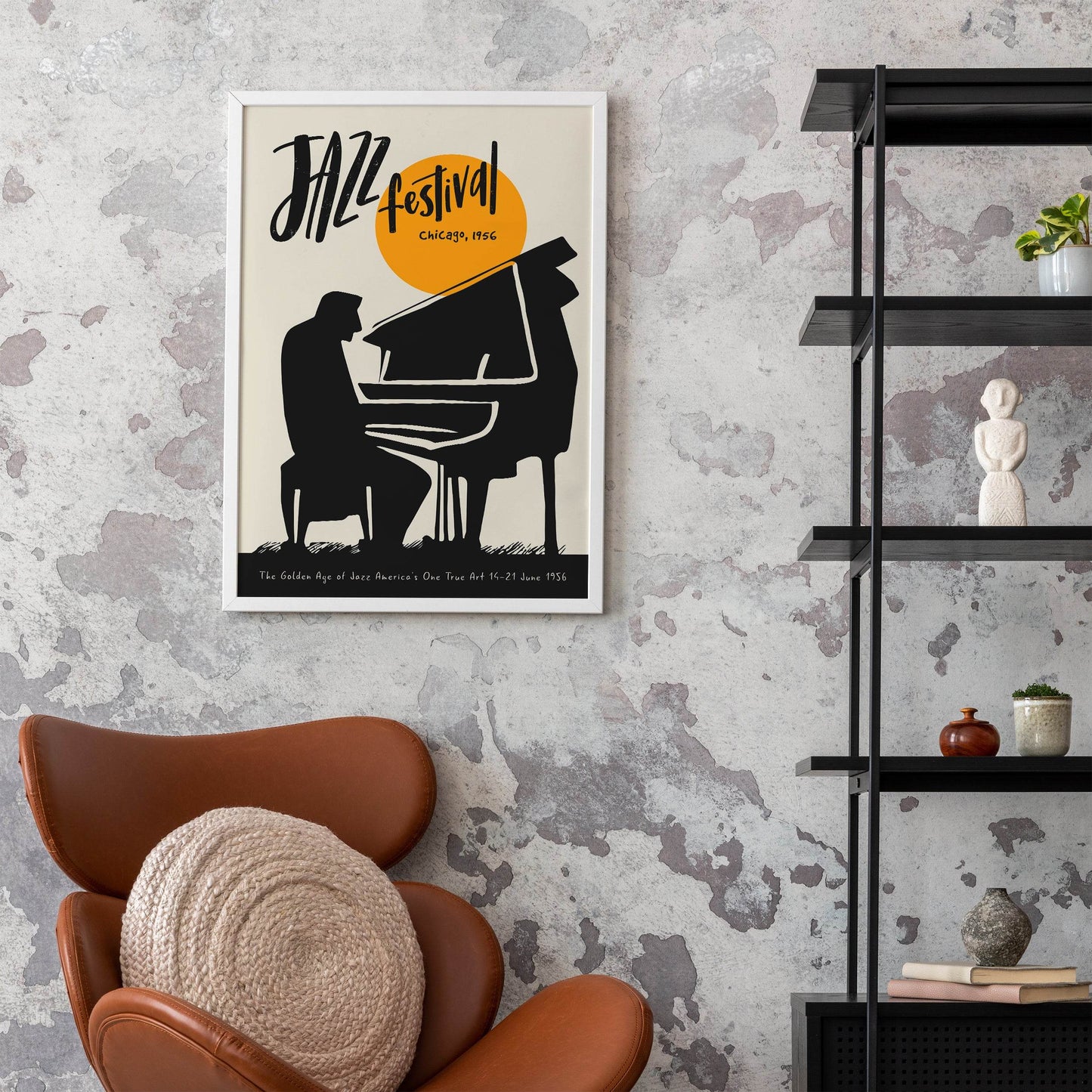 Jazz Festival, Chicago 1956 Music Poster - HypeSheriff Europe