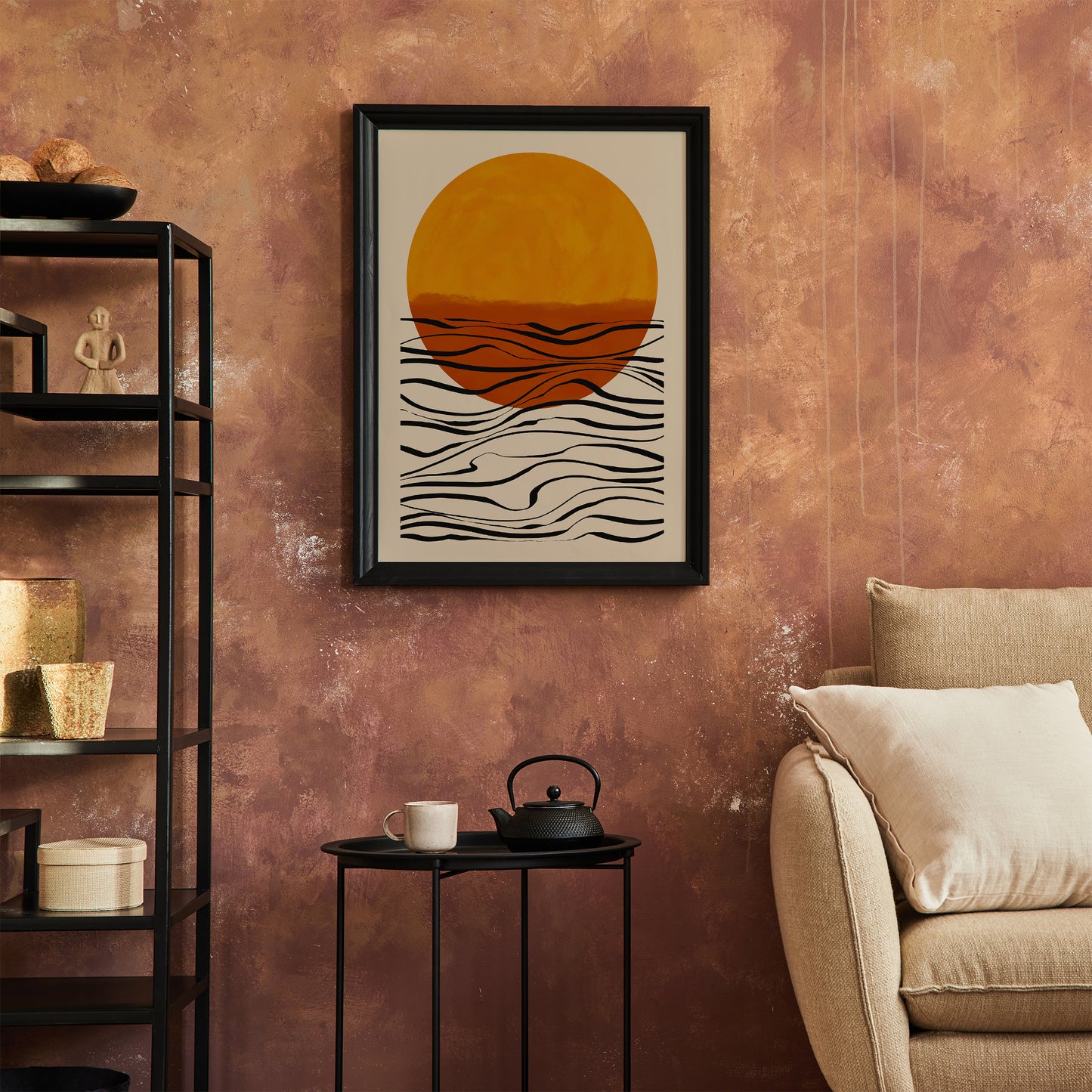 Bohemian Modern Sun Poster