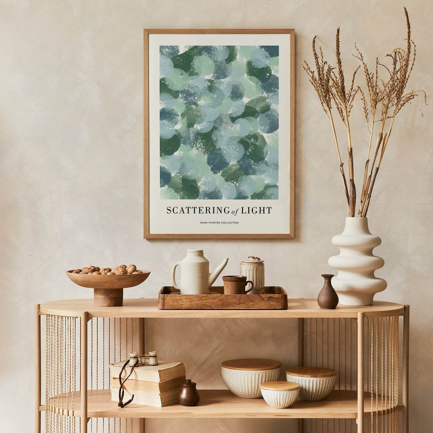 Scattering Of Light - Abstract Painting Poster - HypeSheriff Europe