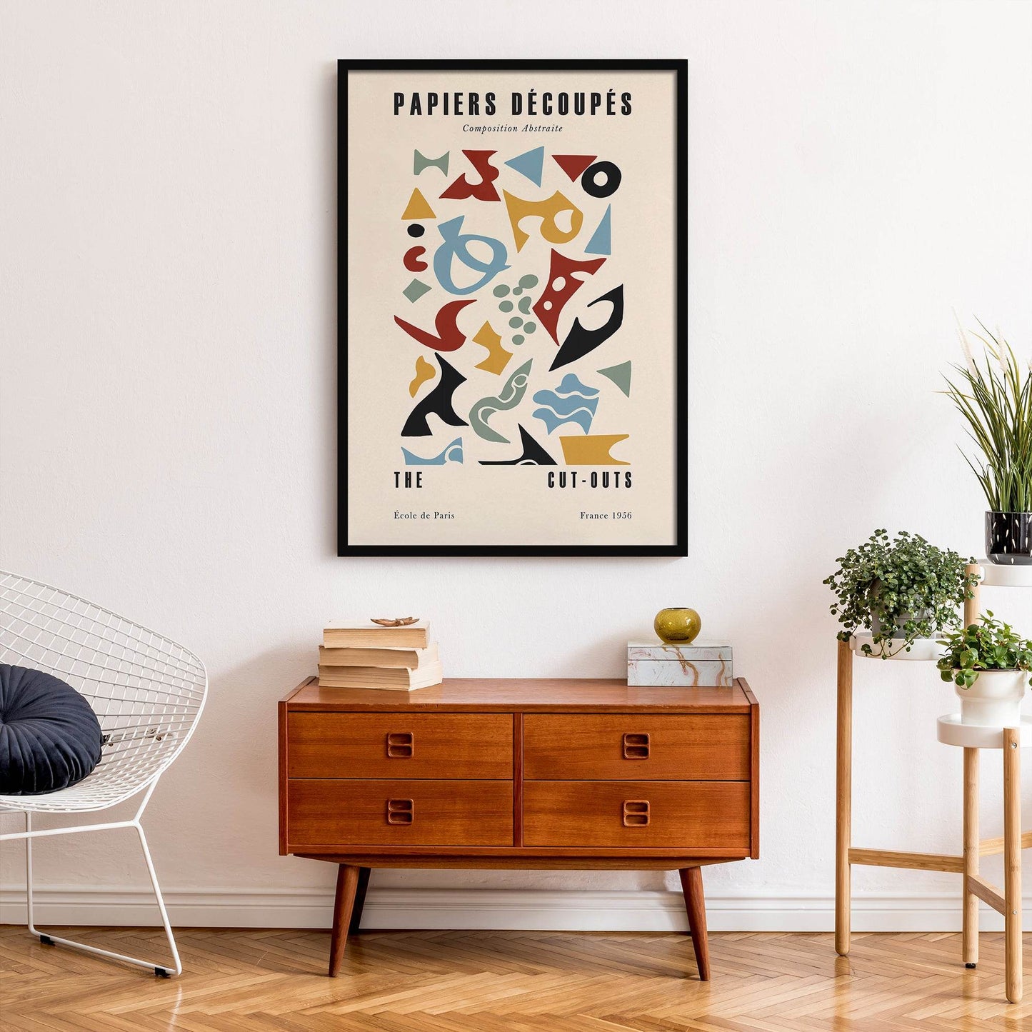 Abstract Forms Retro Poster - HypeSheriff Europe