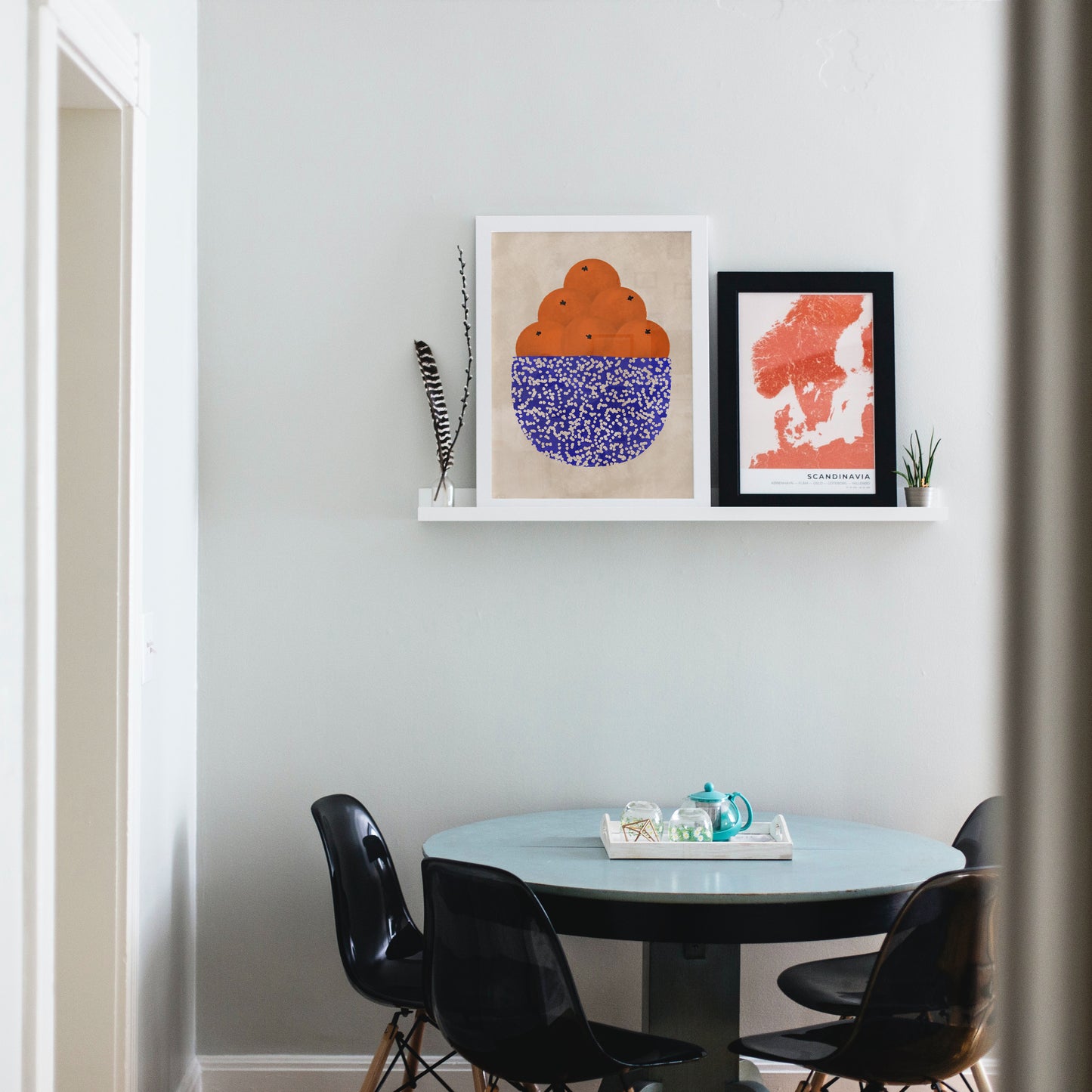 Bowl of Oranges Poster