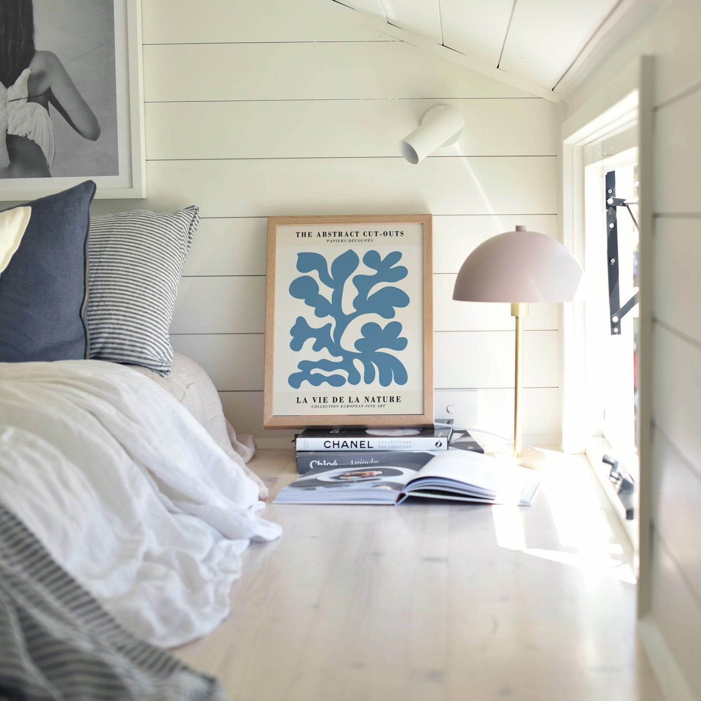 The Abstract Cut-Outs Blue Poster - HypeSheriff Europe