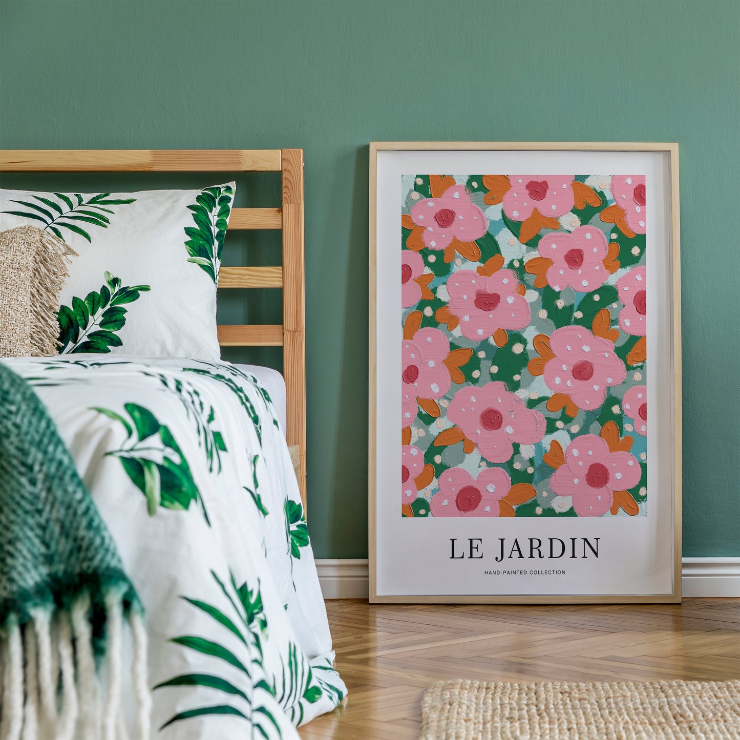 Le Jardin Botanical Garden Painted Poster