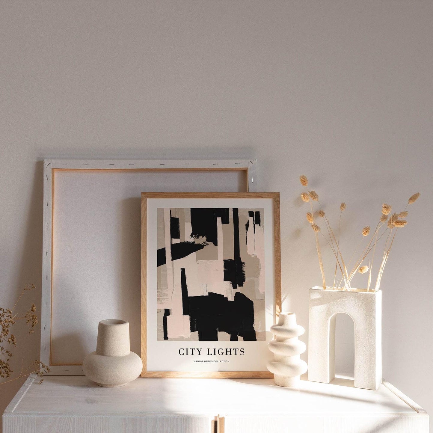City Lights Abstract Wall Print - HypeSheriff Europe
