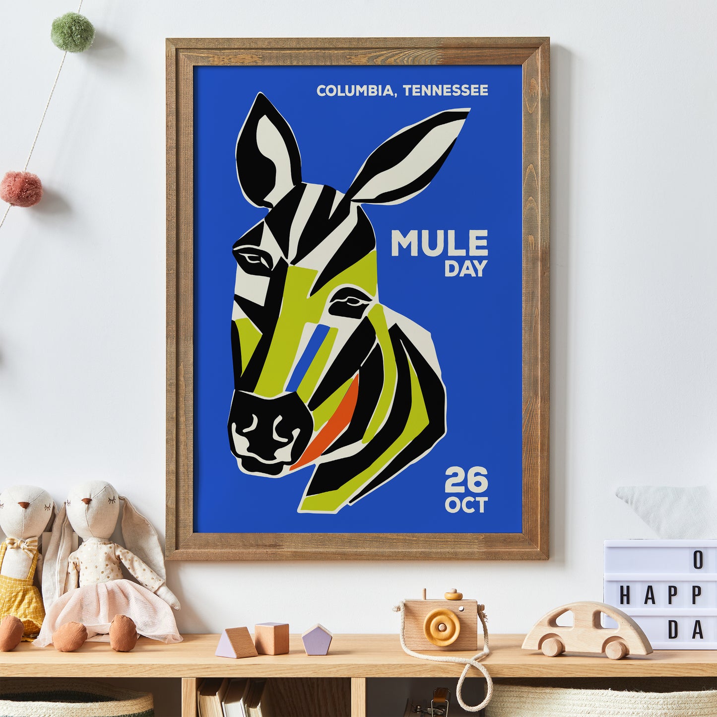 Mule Day, Tennessee Festival Poster