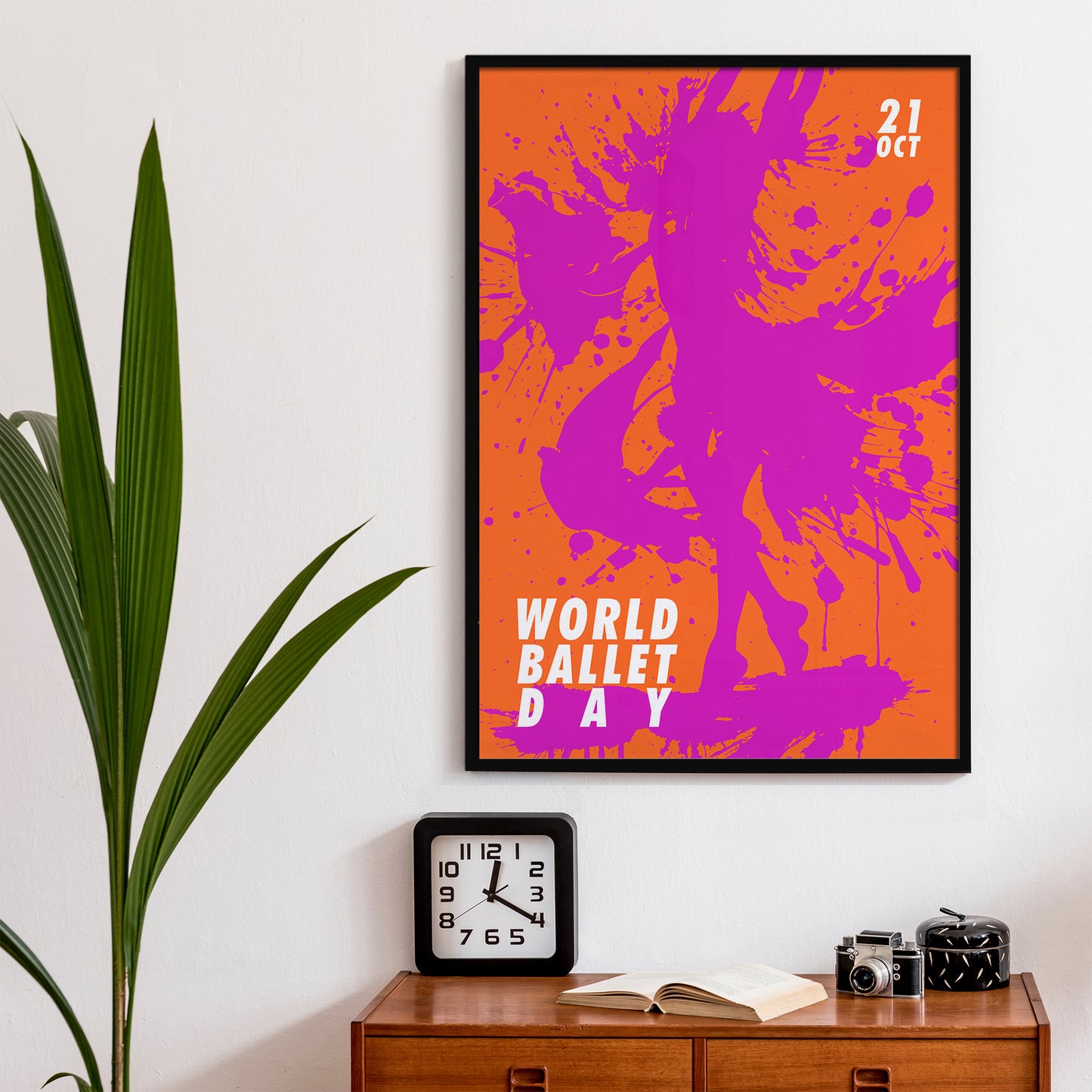 Viva Magenta World Ballet Day Print