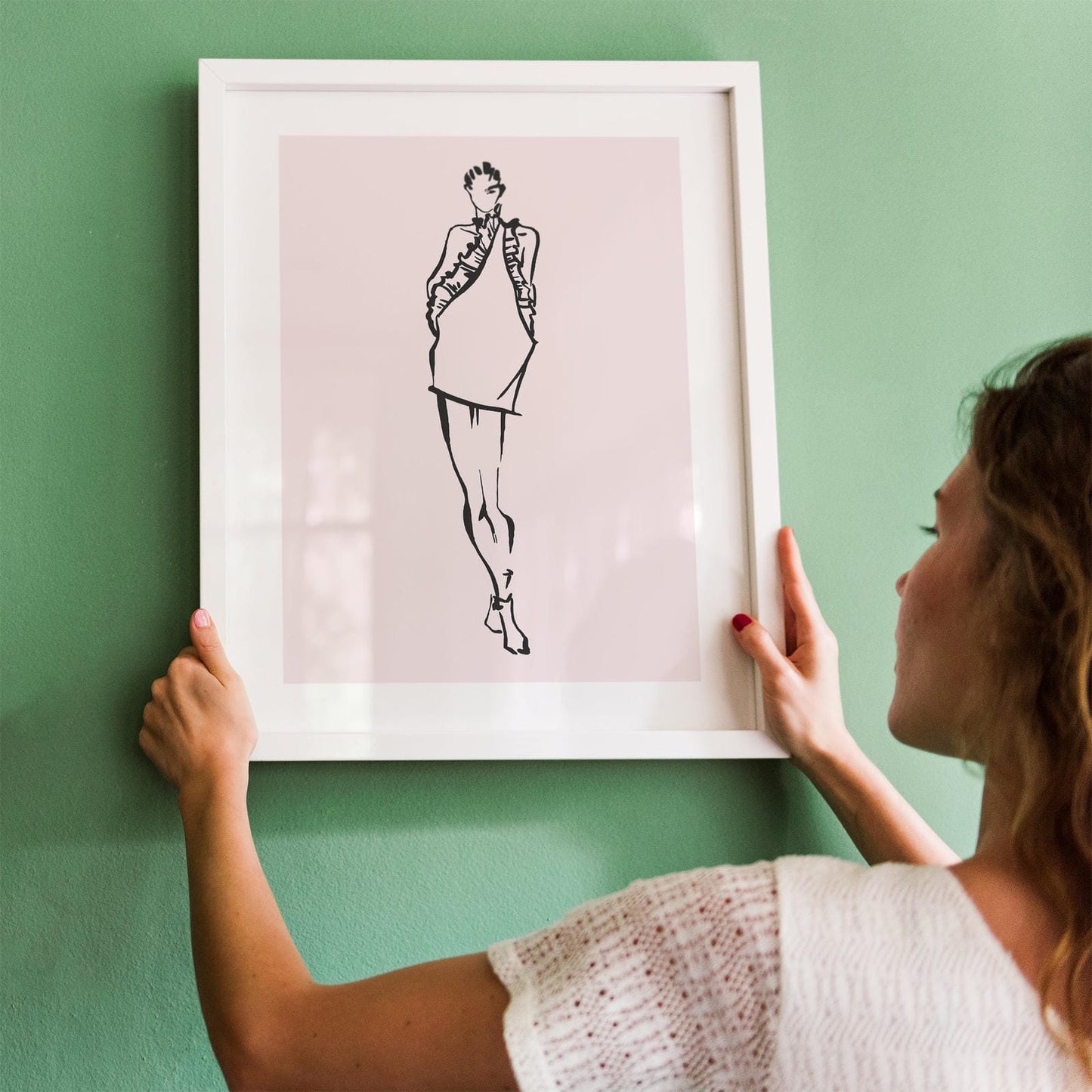 Fashion Line Art Poster