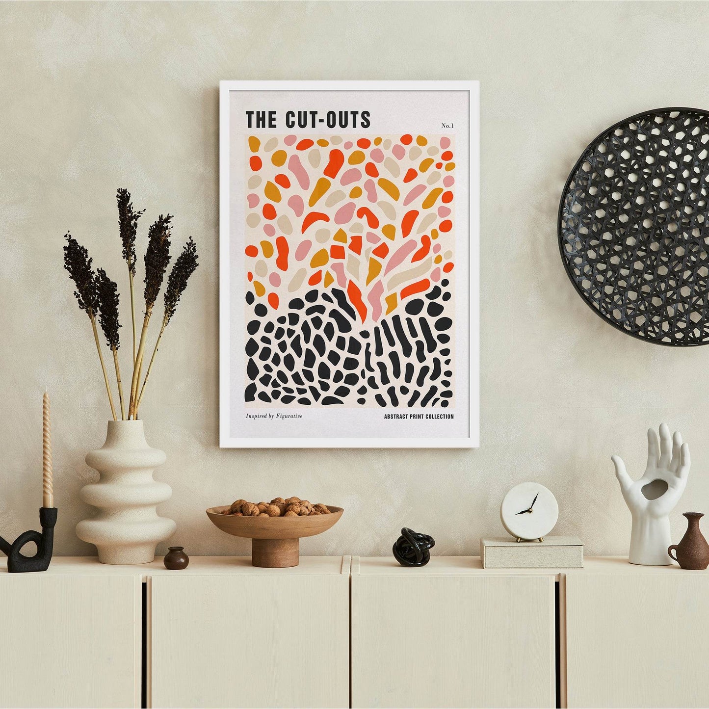 Mid Century Cut Outs Print - HypeSheriff Europe