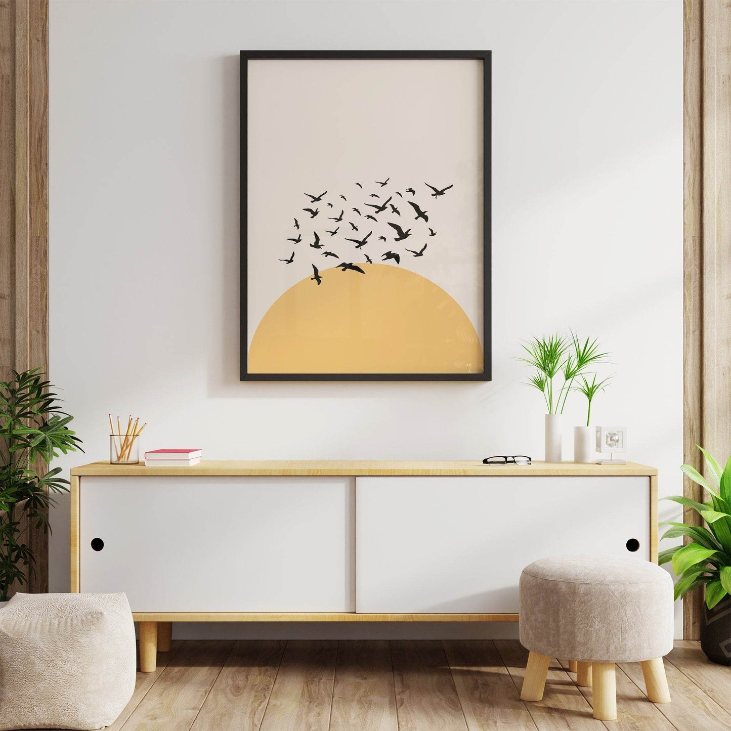 Sunny Birds Print - HypeSheriff Europe