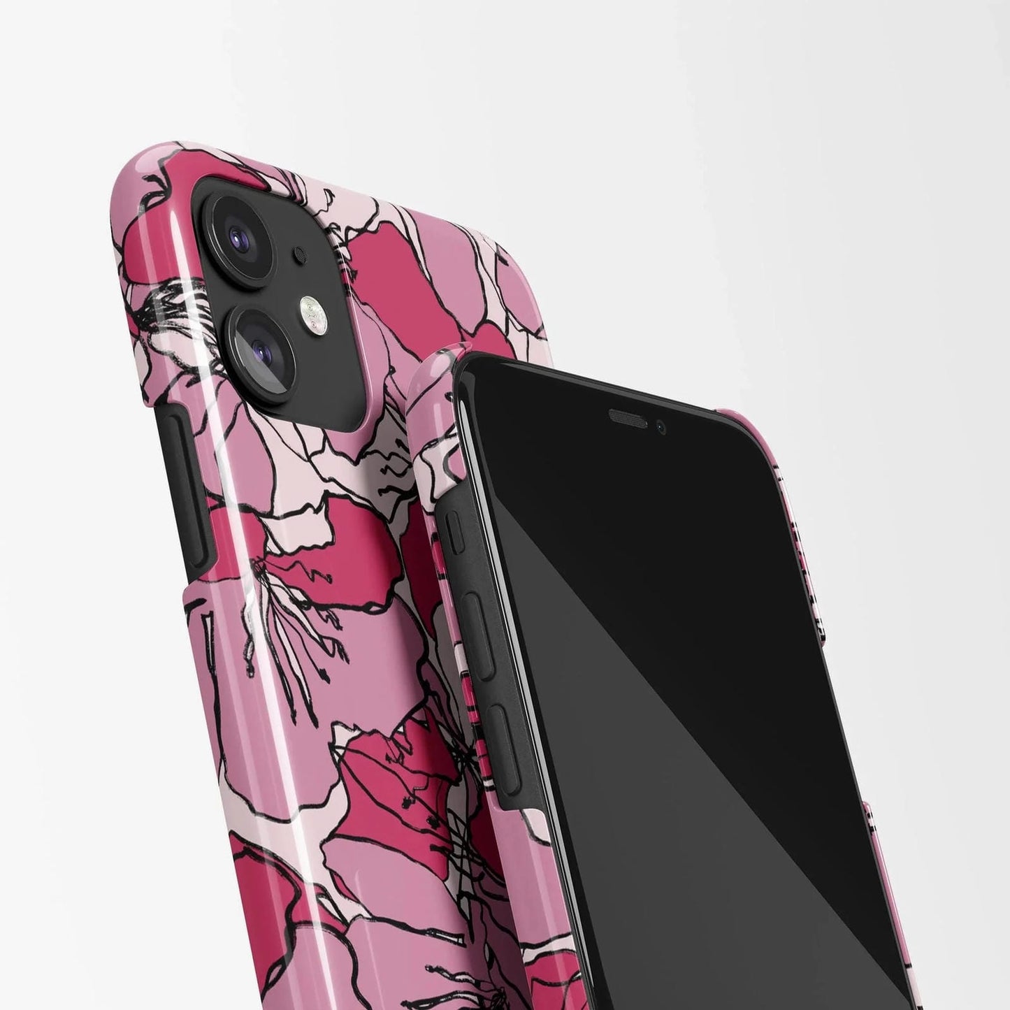 Pink Flowers iPhone Case