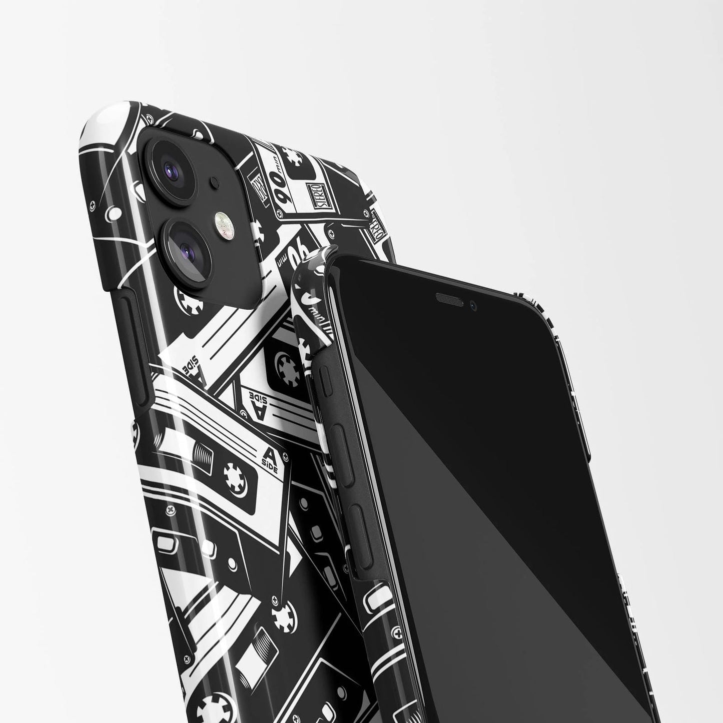iPhone Case with Retro Cassettes