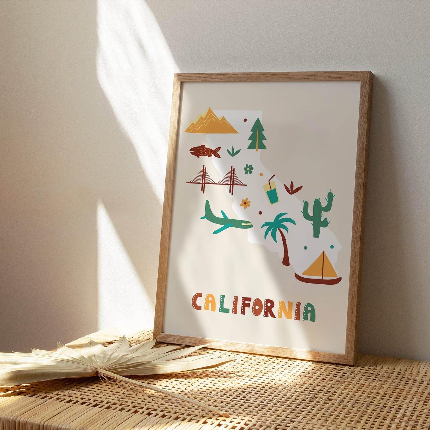 California, Travel Poster - HypeSheriff Europe