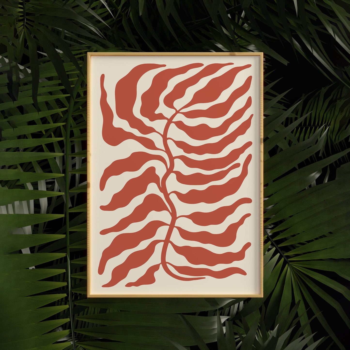 Red Leaf No.3 Poster - HypeSheriff Europe