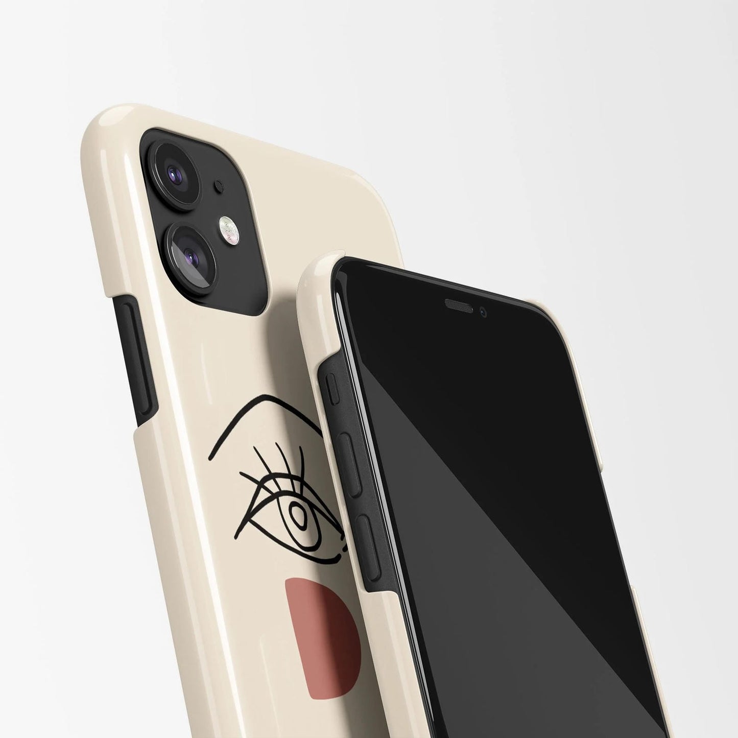 Line Art Face iPhone Case