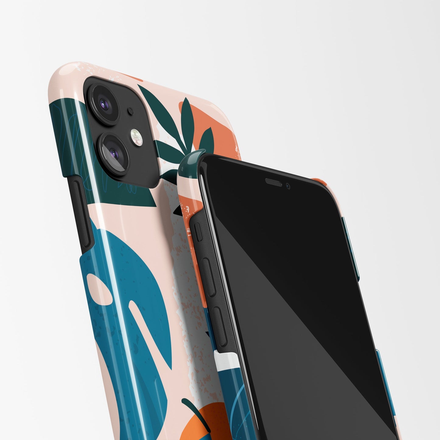 Orange Cutout iPhone Case
