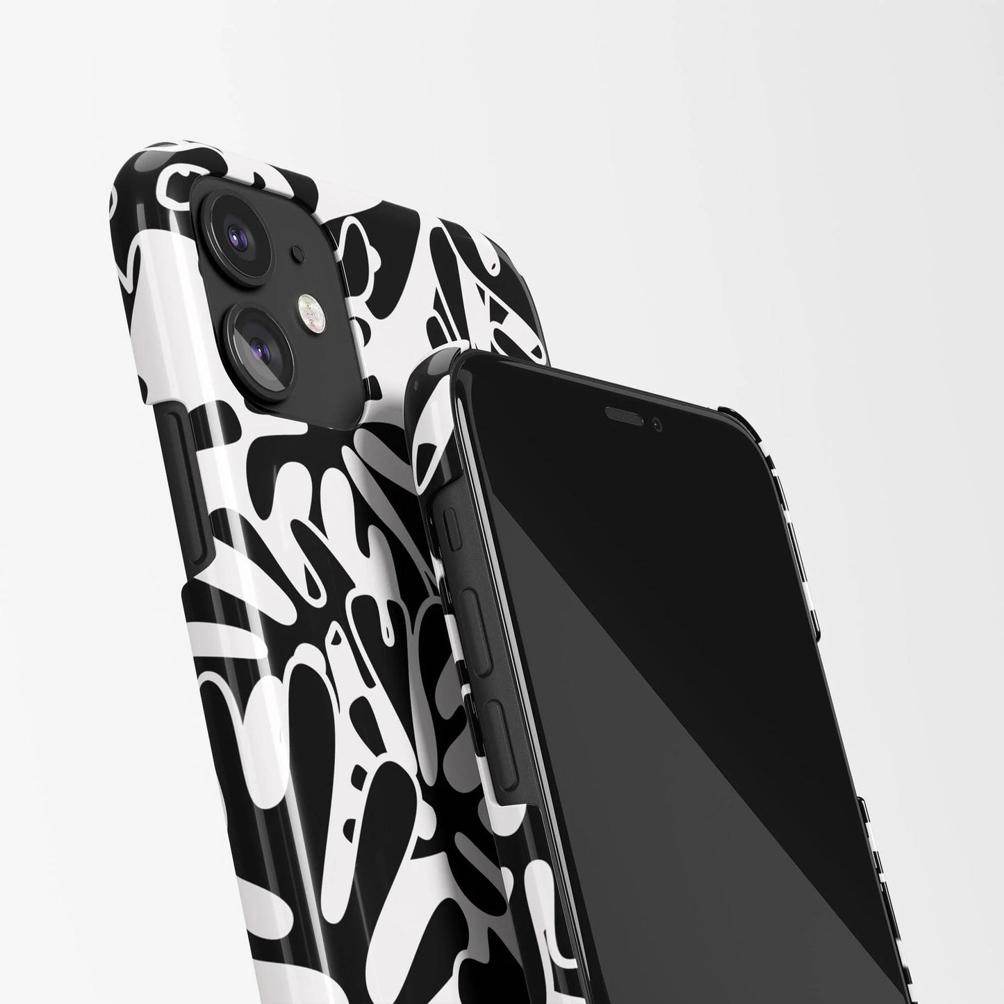 Black and White iPhone Case Pattern
