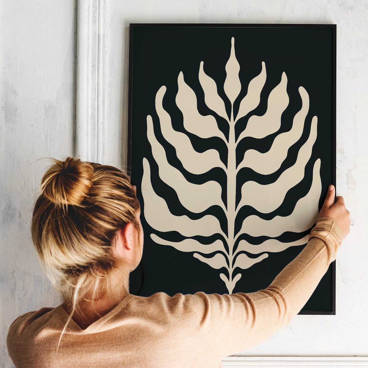 Victorian Leaf Poster - HypeSheriff Europe