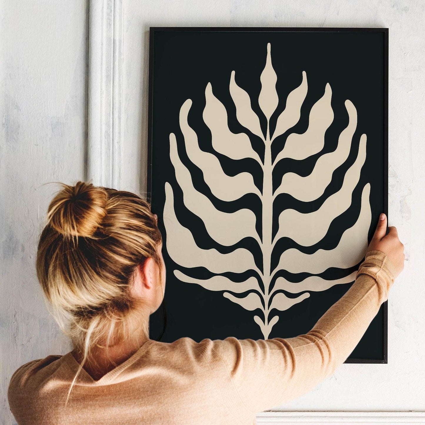 Victorian Leaf Poster - HypeSheriff Europe