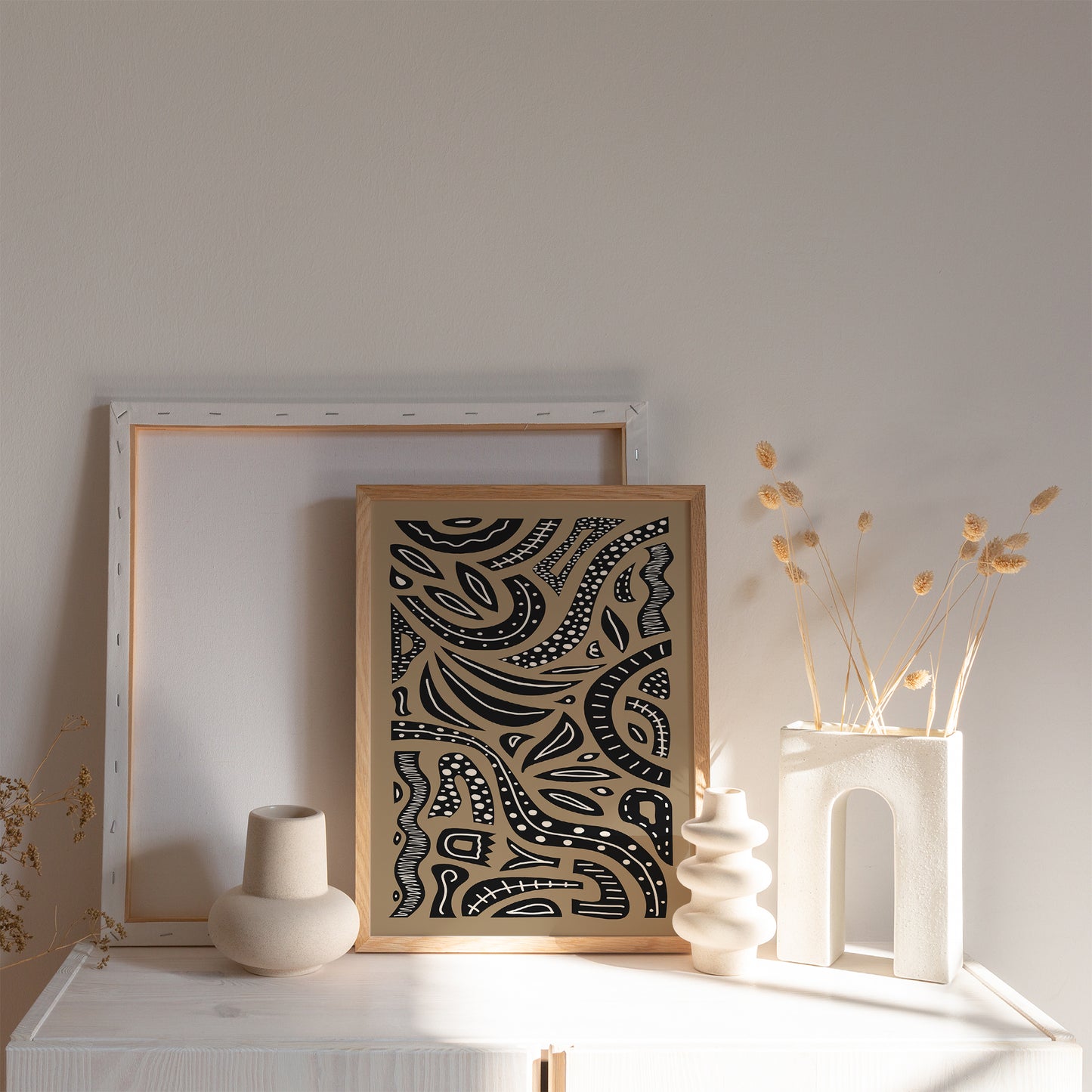 African Abstract Poster