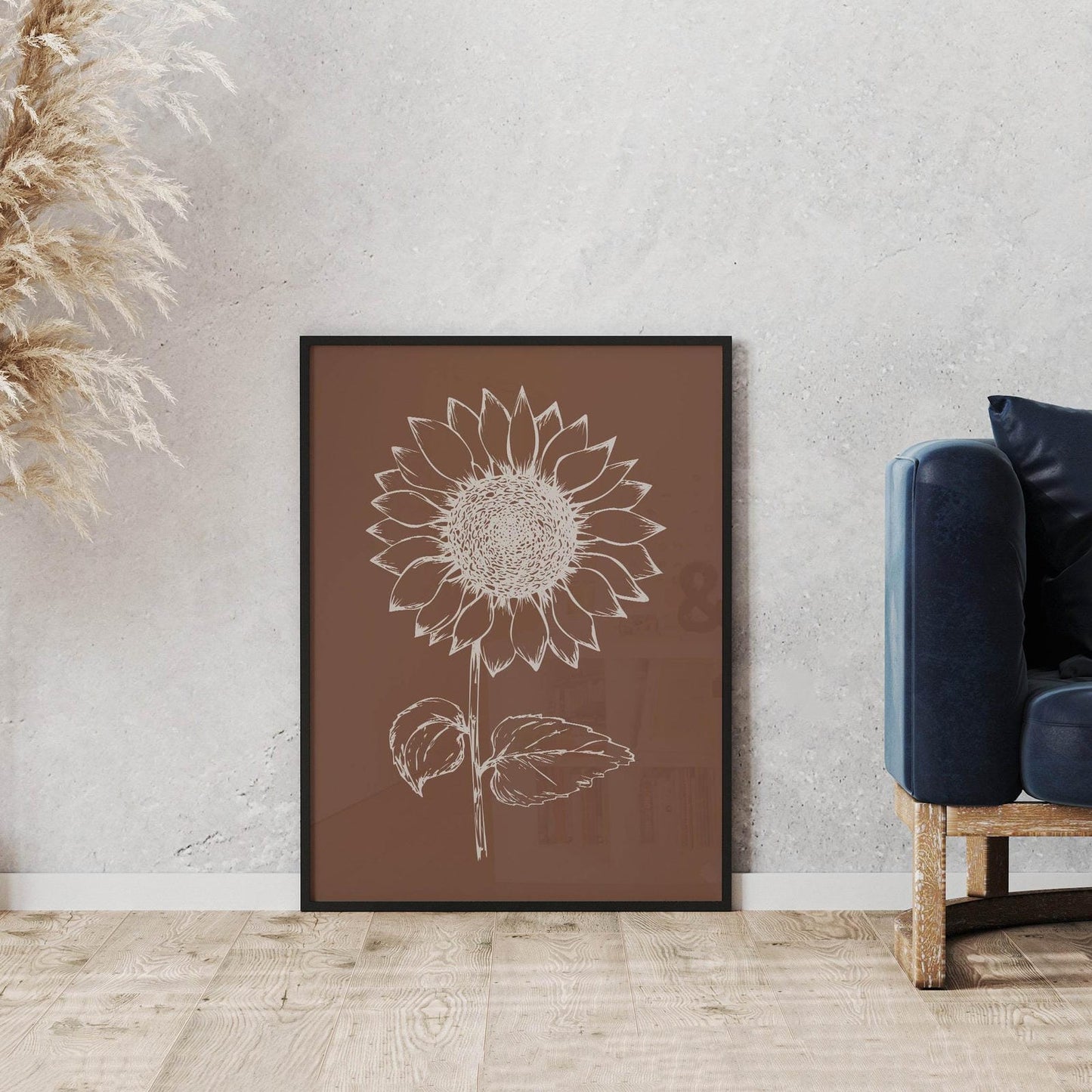 Rustic Sunflower Poster - HypeSheriff Europe