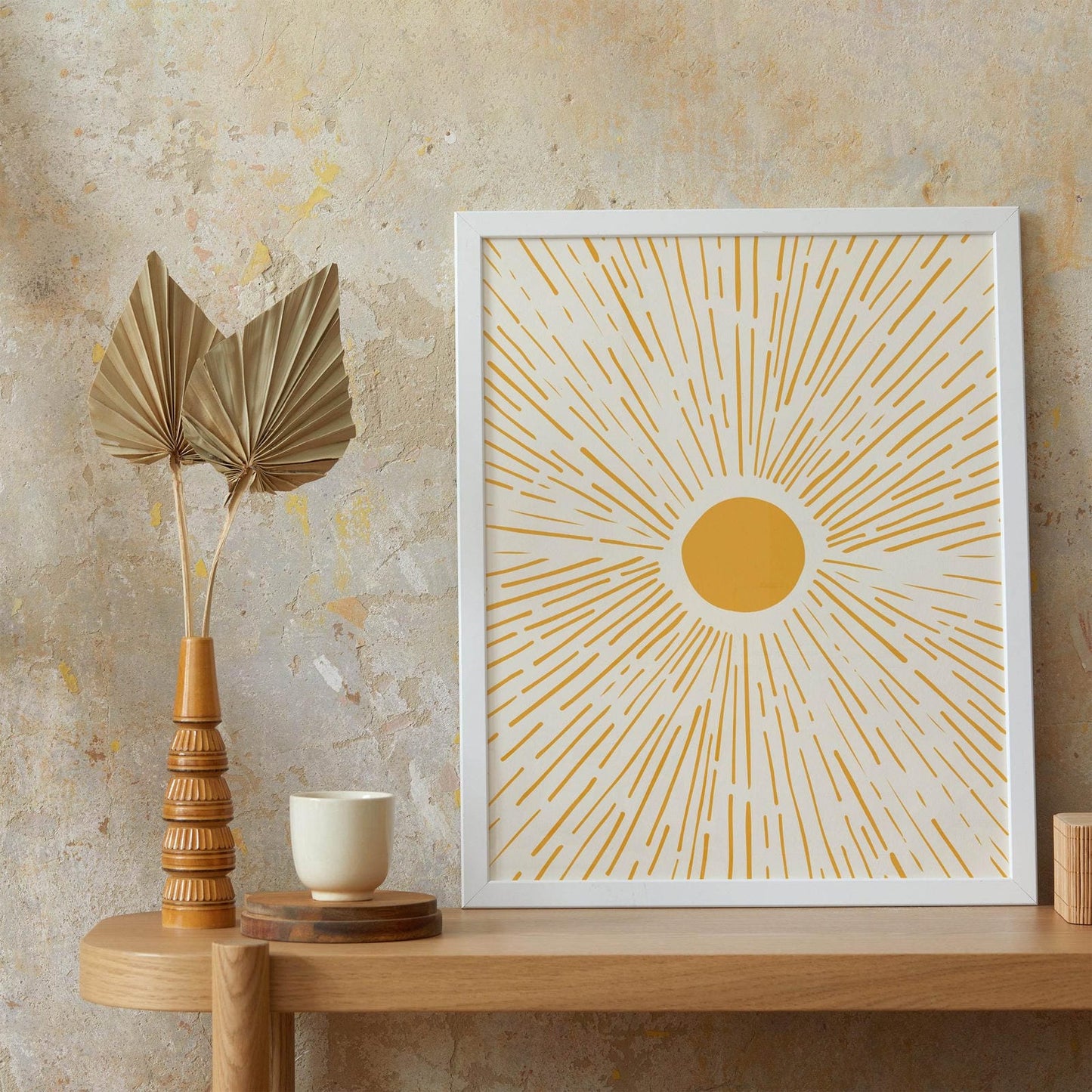 Eclectic sun wall art poster - HypeSheriff Europe