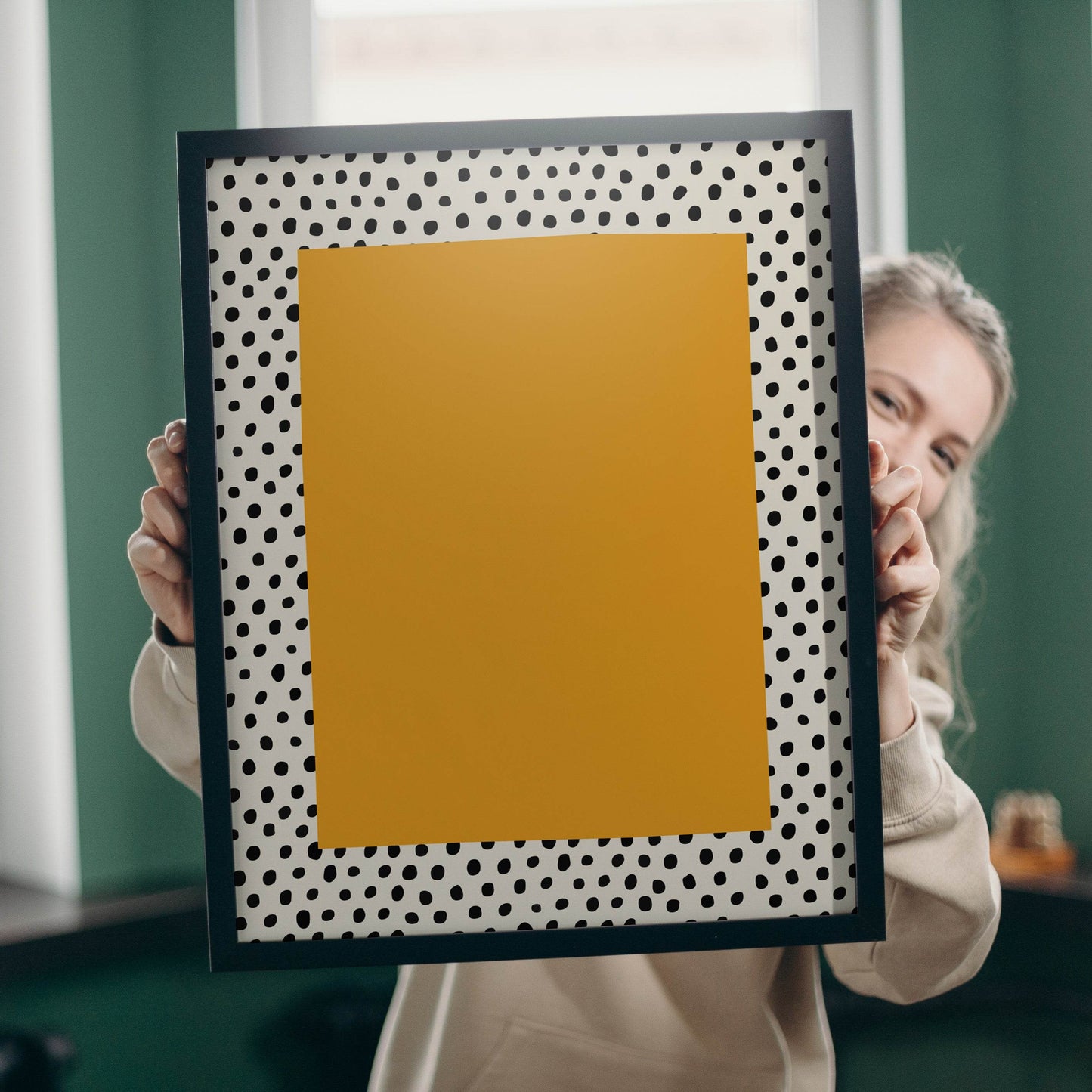 Yellow Carpet - Abstract Composition Poster - HypeSheriff Europe