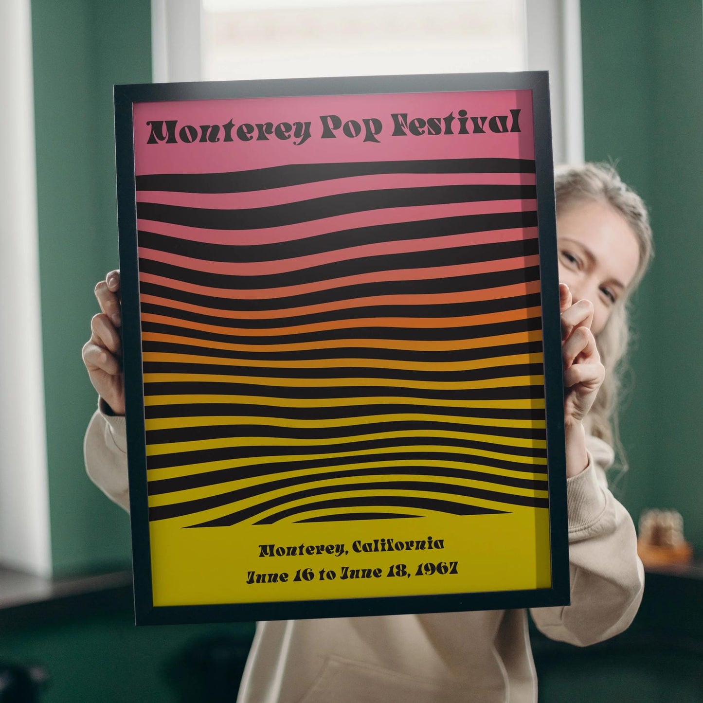 Monterey Pop Festival 1967 Vintage Poster