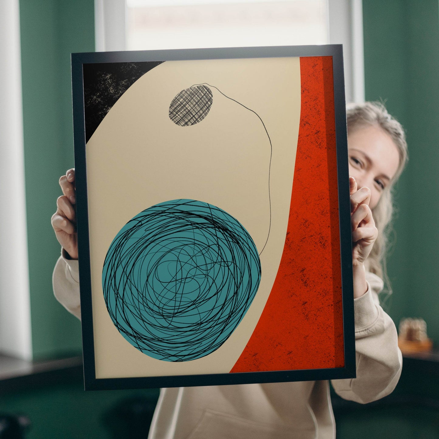 Abstract Drawing Print - HypeSheriff Europe